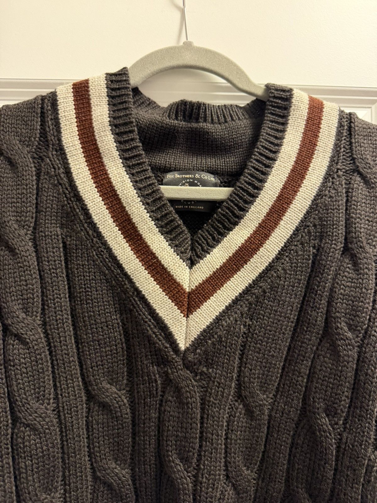 Fox Brothers Cricket Sweater Size US M / EU 48-50 / 2 - 2 Thumbnail