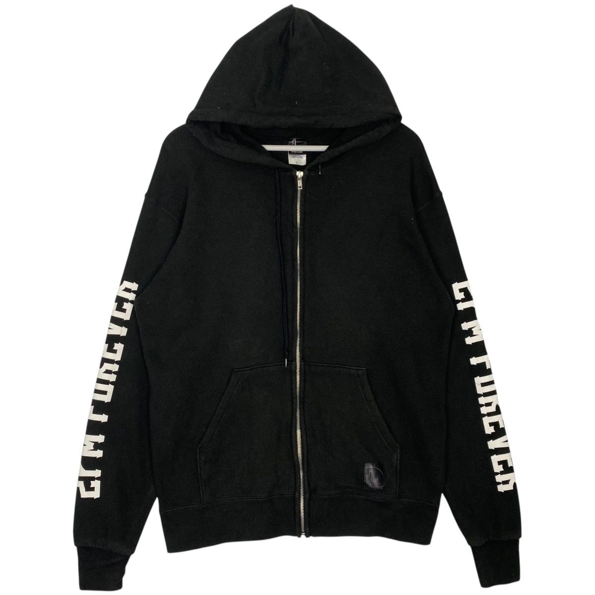 Vintage Vintage The Pie Hoodie Full Zip Sweater Black Size L Size US L / EU 52-54 / 3 - 1 Thumbnail