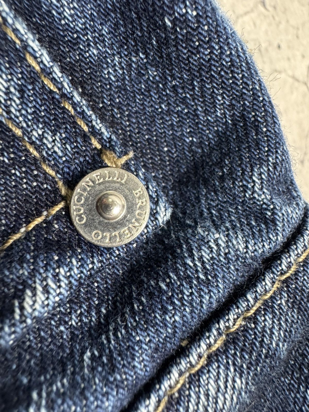 Brunello Cucinelli Brunello Cucinelli Luxury Denim Jeans Vintage Navy Size US 34 / EU 50 - 6 Thumbnail