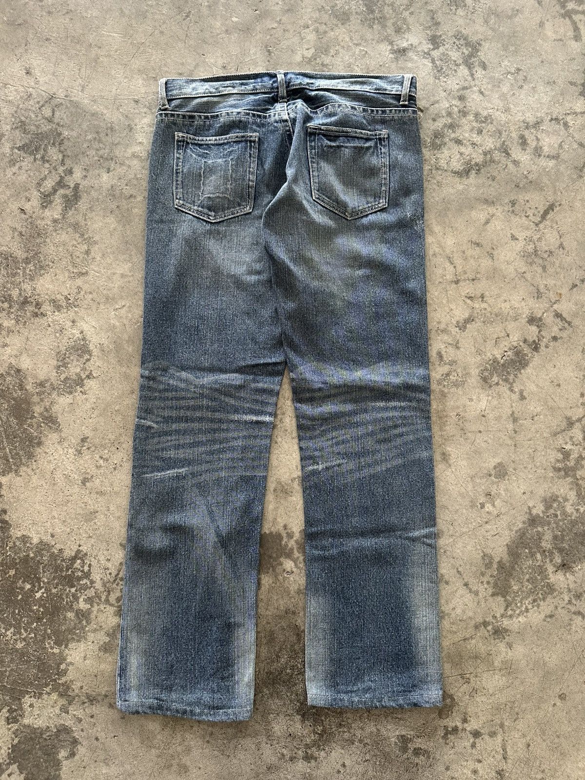If Six Was Nine × Japanese Brand × Le Grande Bleu (L.G.B.) Japanese Y2K Whisker Wash Jeans Size 32" / US 10 / IT 46 - 7 Thumbnail