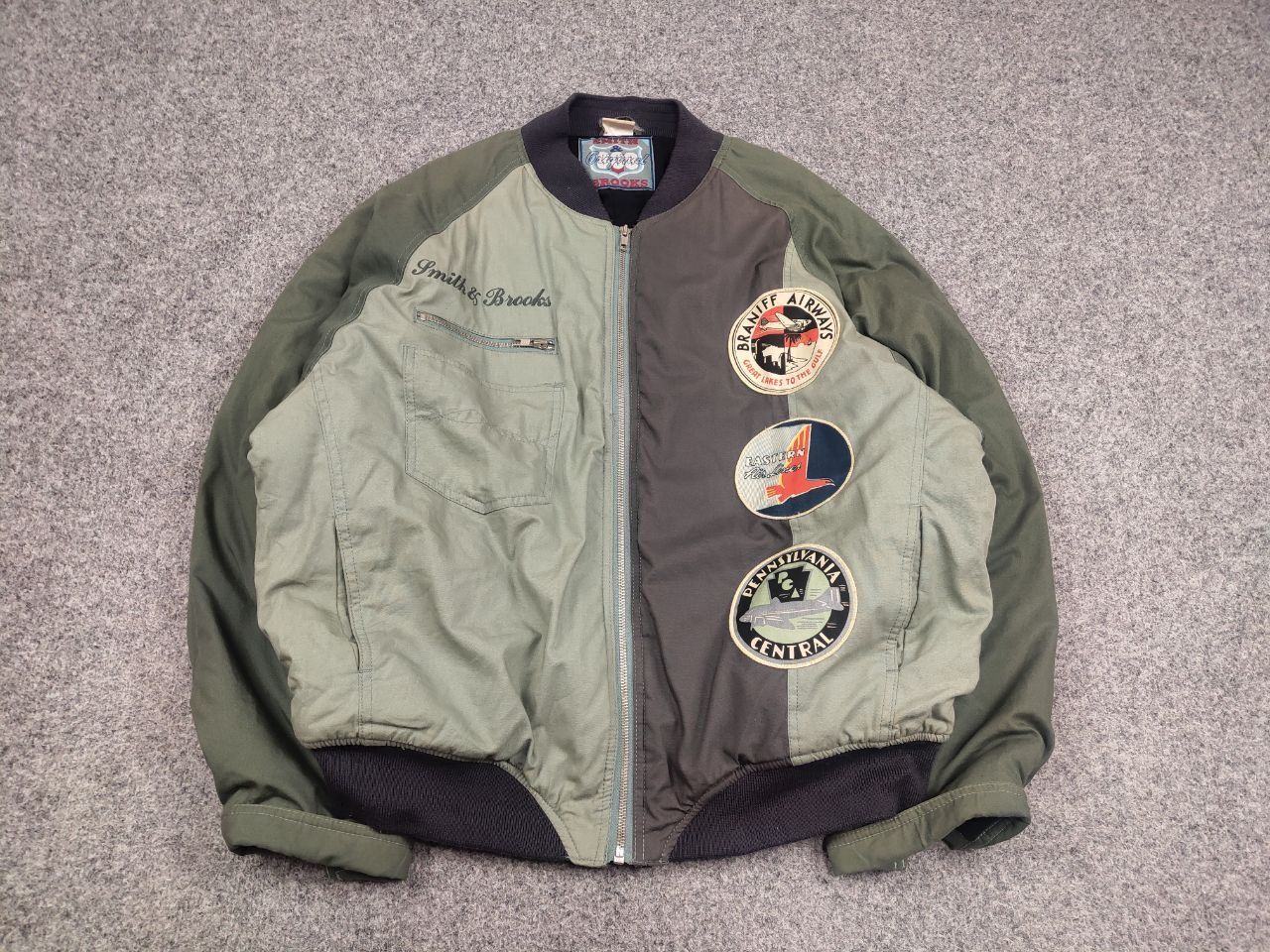 Vintage Vintage 90's Pennsylvania Central Patsh Bomber Jacket USA Size US L / EU 52-54 / 3 - 2 Thumbnail