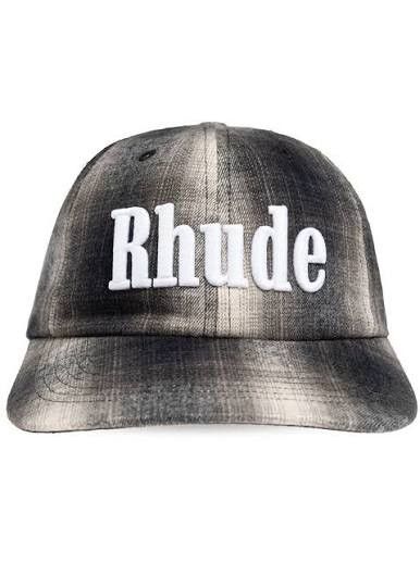 Rhude RHUDE Gray Flannel 6-Panel Cap Size ONE SIZE - 2 Thumbnail