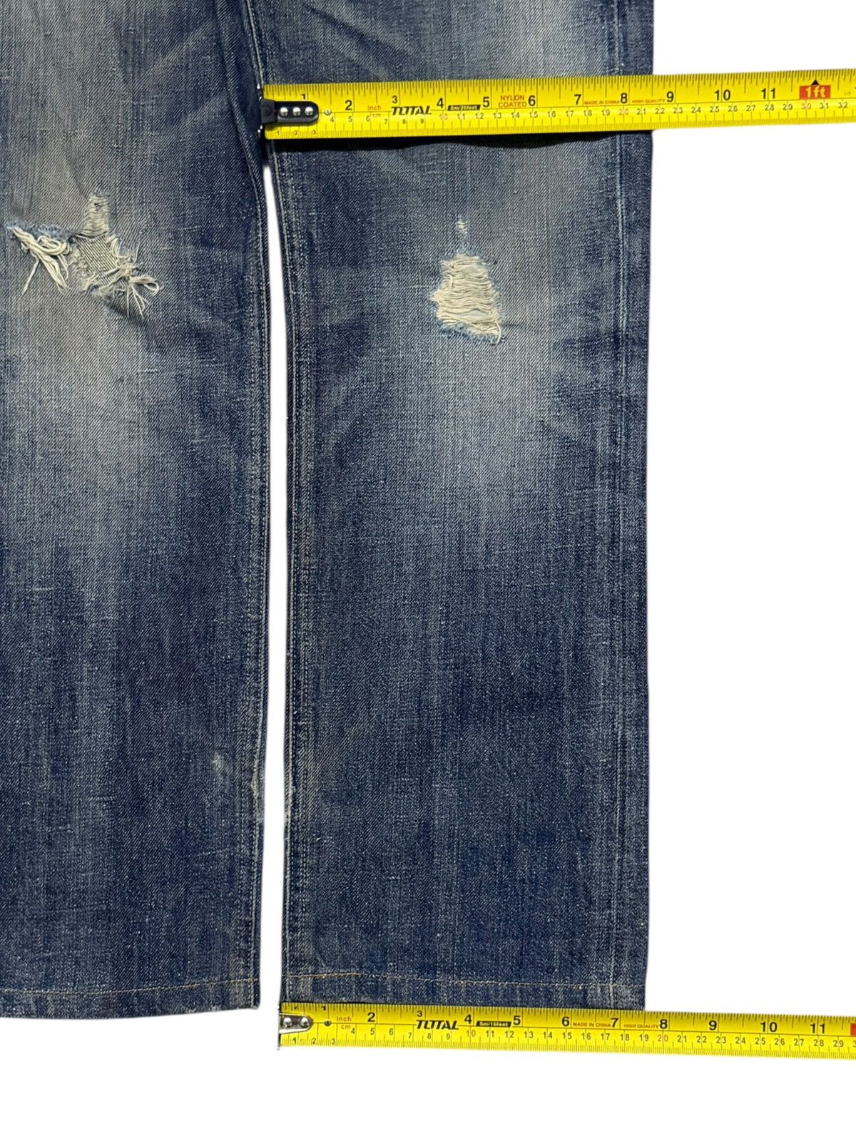G-Star Vintage G-Star RAW 3301 Attacc Straight Distressed Denim 31 Size US 31 - 16 Thumbnail