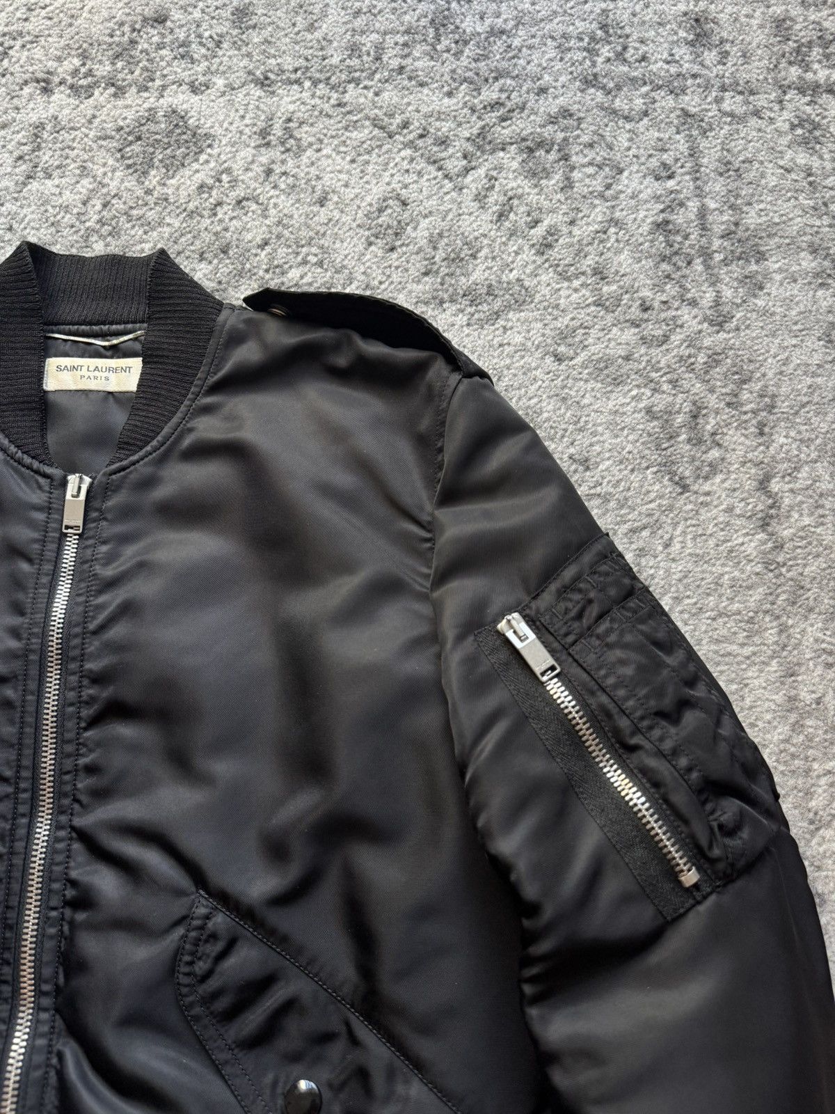 Hedi Slimane Hedi Slimane SLP 2015 MA-1 Pilot basic flight bomber jacket Size US S / EU 44-46 / 1 - 5 Thumbnail
