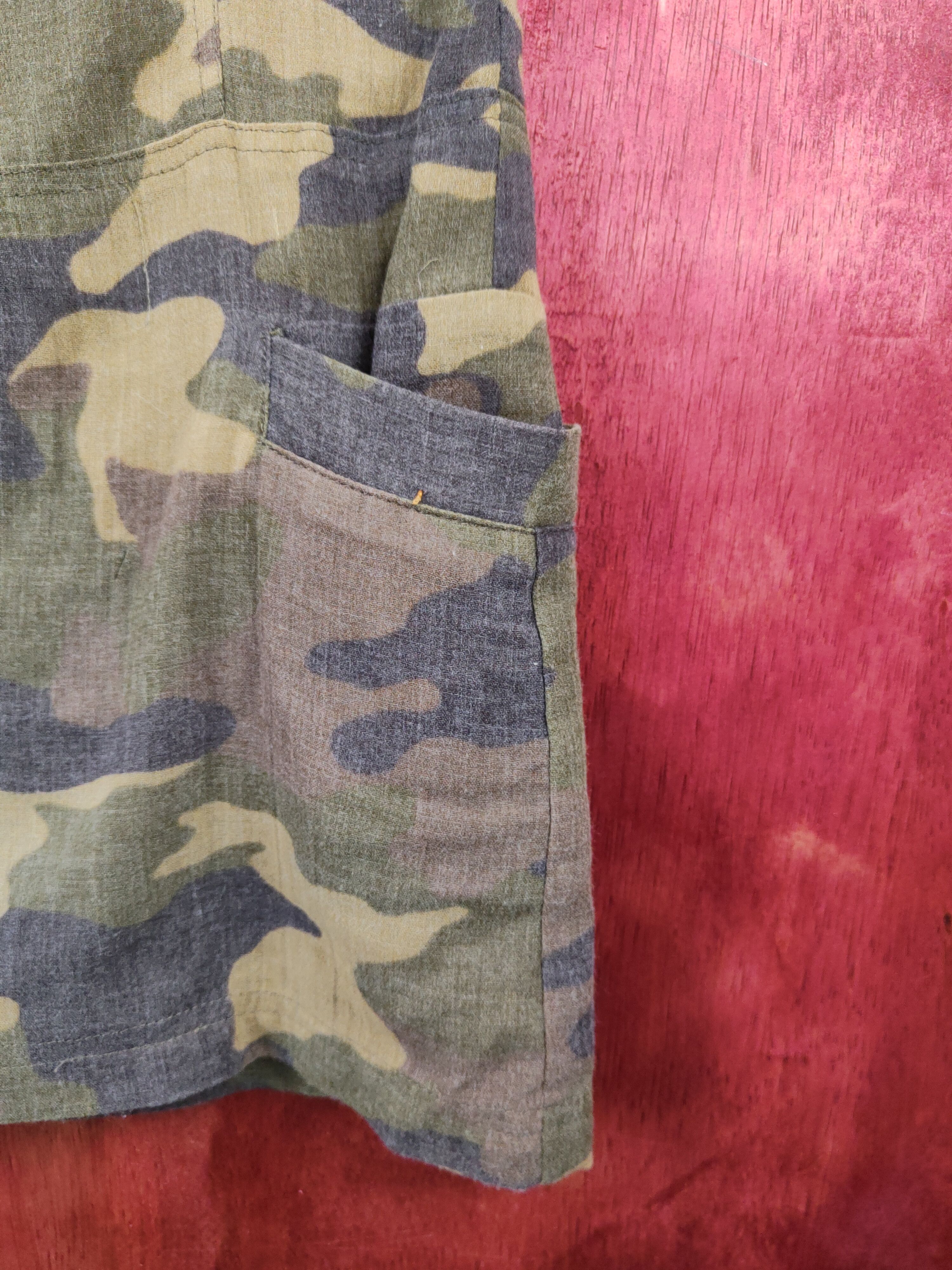 Japanese Brand DL Masculo bootcut Camo utility Tactical Cargo Pants #S1498 Size 26" / US 2 / IT 38 - 6 Thumbnail