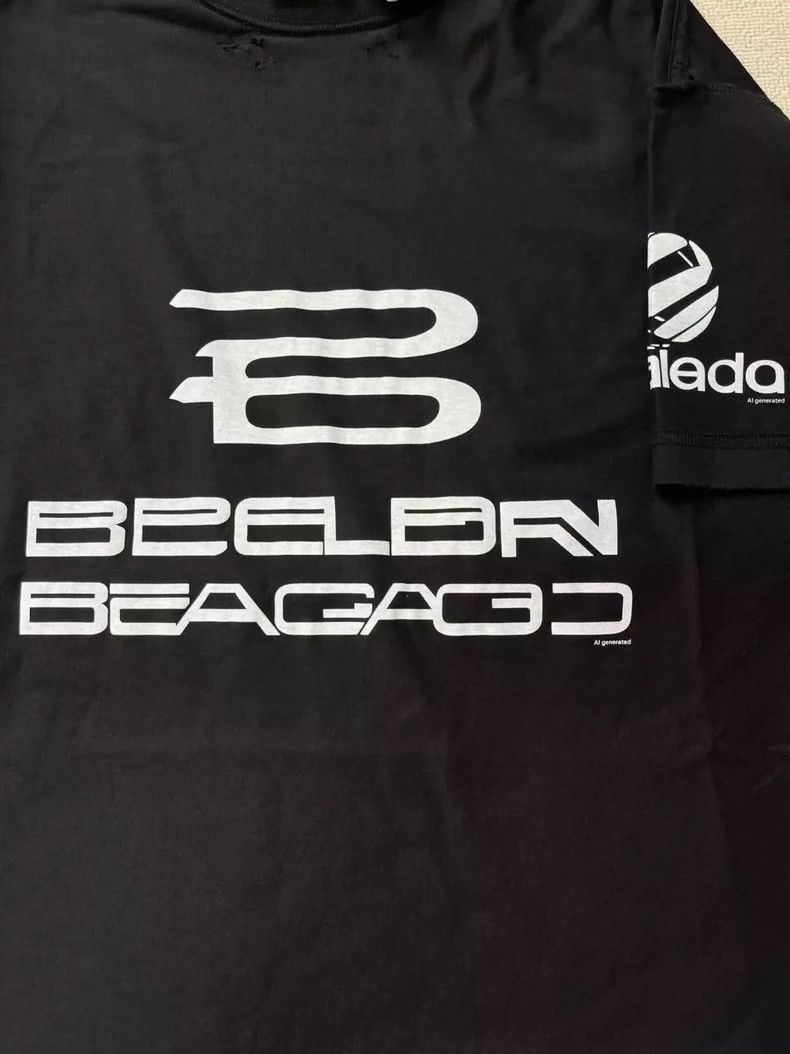 Balenciaga Balenciaga Logo monogrammed crewneck short sleeve T-shirt Size US M / EU 48-50 / 2 - 3 Thumbnail