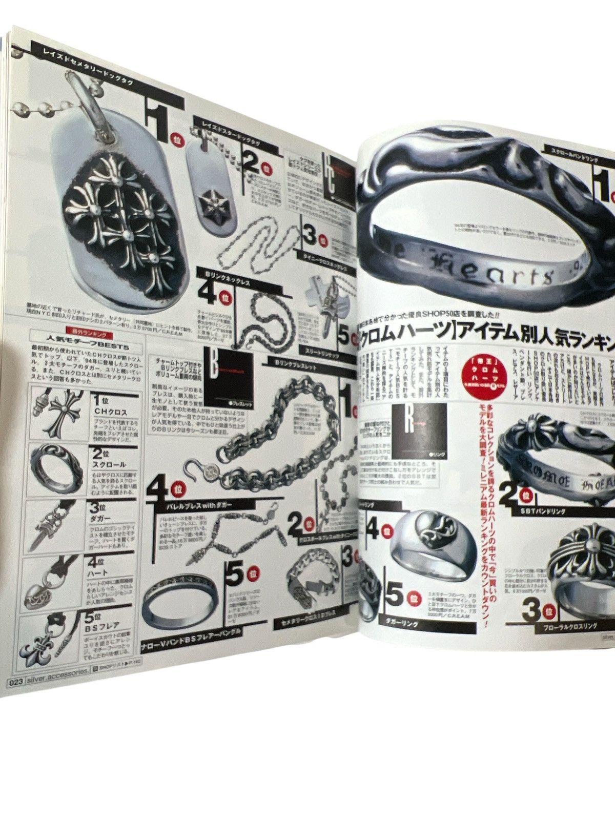 Chrome Hearts 2000 Chrome Hearts Magazine Early Catalog Book cross ring Size ONE SIZE - 6 Thumbnail