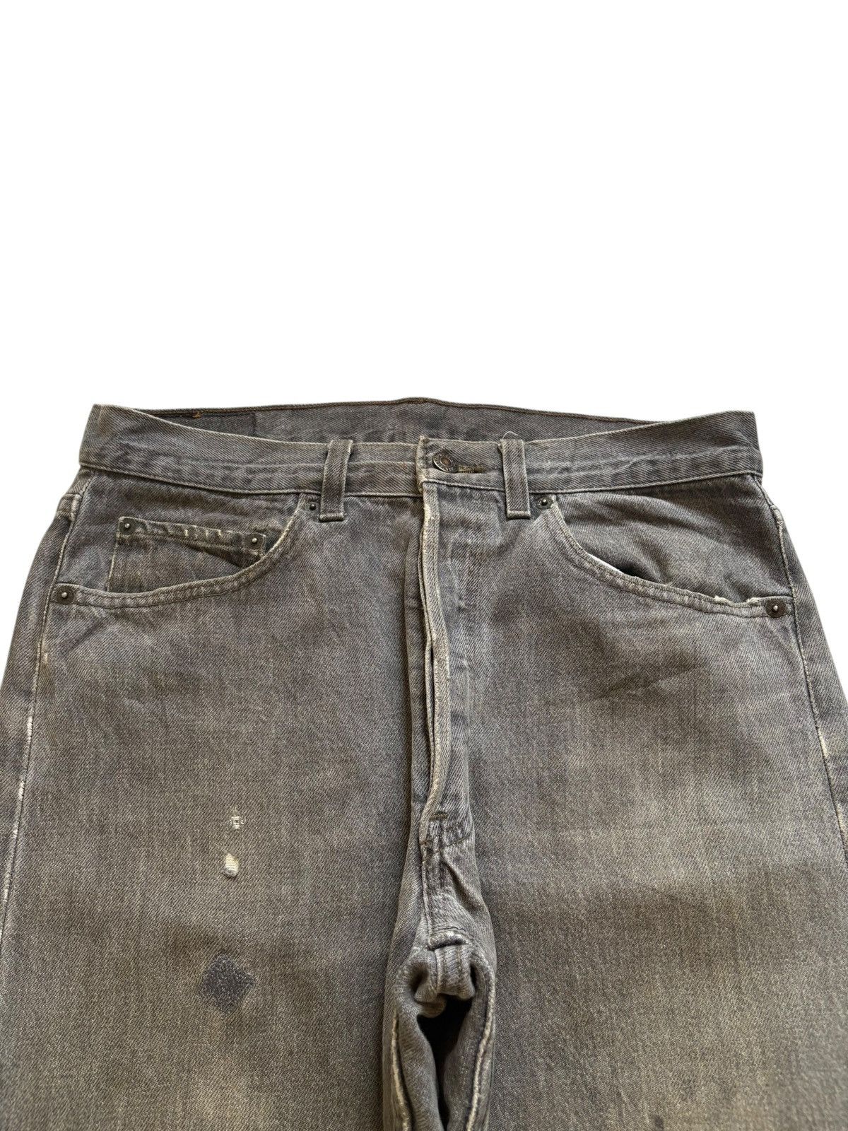 Levi's Vintage 90s Levis Mud Wash Distressed Jeans Size US 31 - 4 Thumbnail