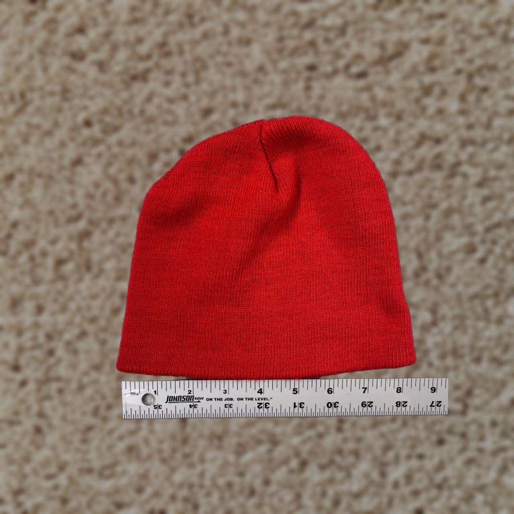 Walmart Walmart Classic Red Knit Beanie Hat One Size Ski Casual Unisex Adults Size ONE SIZE - 1 Thumbnail