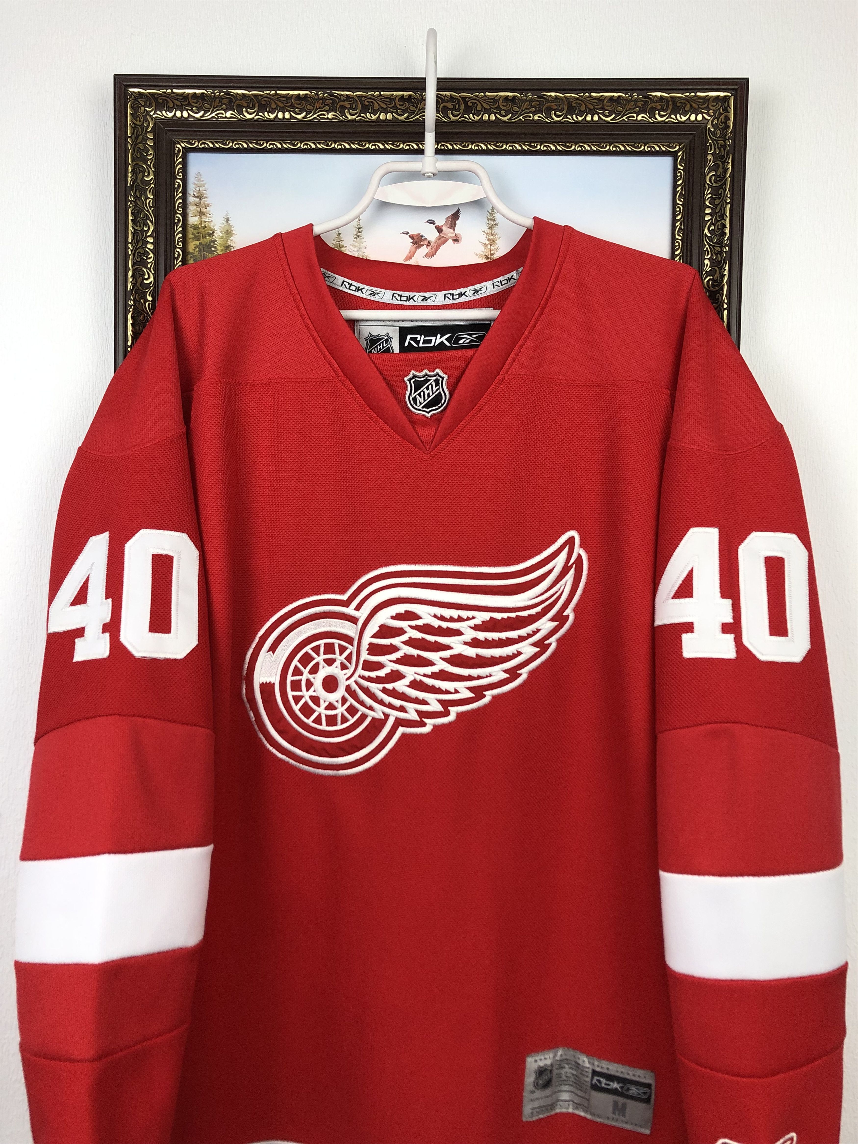 Reebok × Vintage Henrik Zetterberg Reebok Detroit Red Wings Jersey NHL Shirt Size US M / EU 48-50 / 2 - 4 Thumbnail