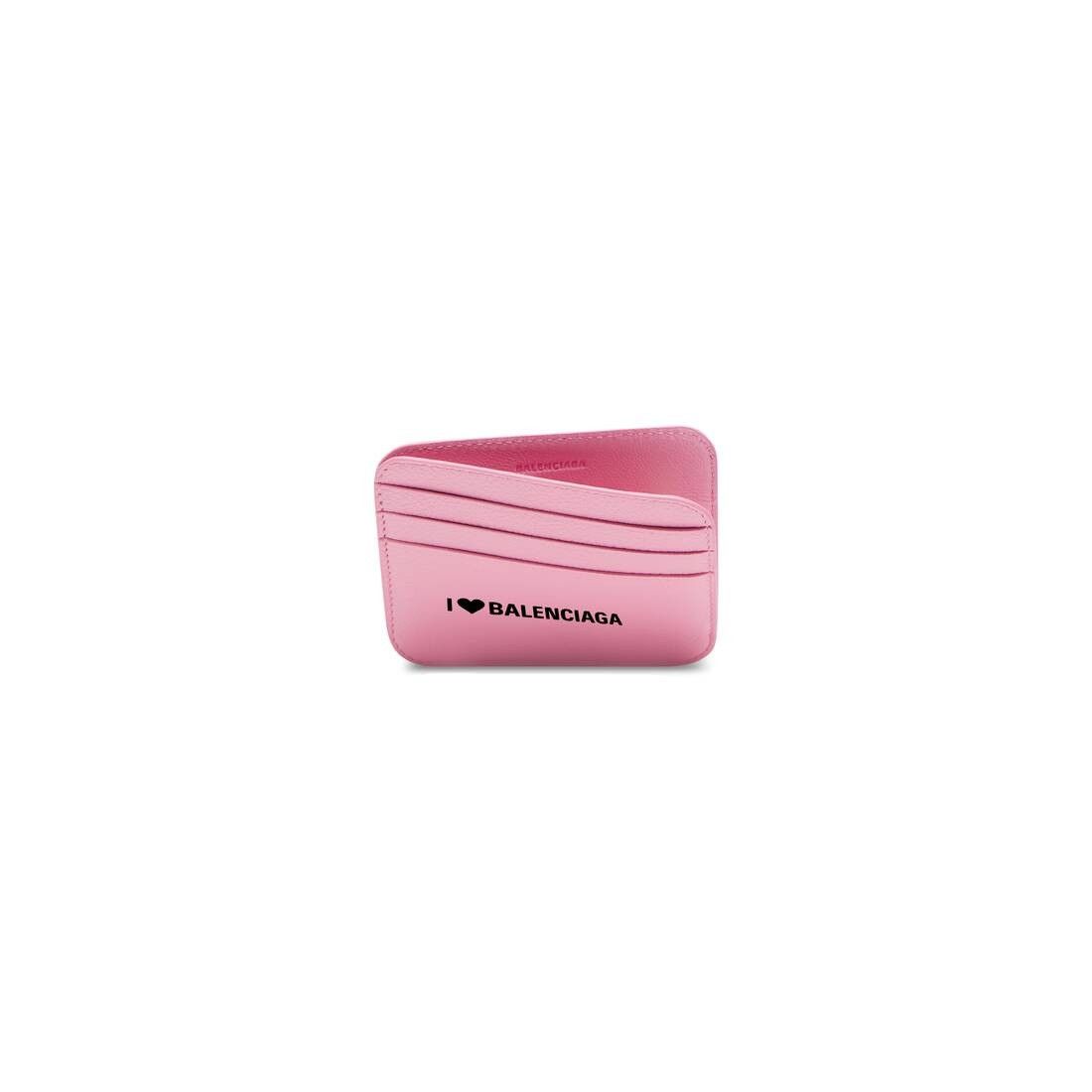 Balenciaga o1w1db10525 Size: OS / Cash Card Holder With Split in Pink Size ONE SIZE - 3 Thumbnail