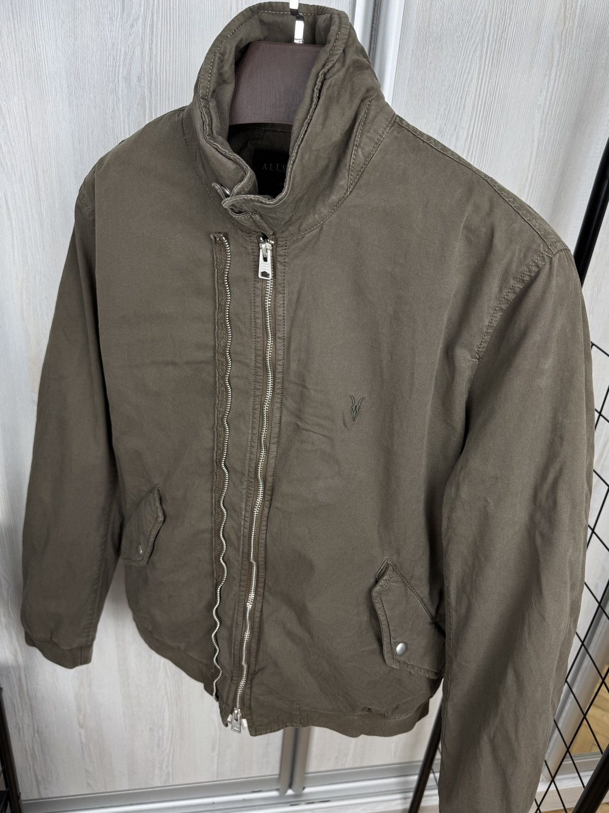 Allsaints AllSaints Men's Nicks Bomber Biker jacket Size US M / EU 48-50 / 2 - 10 Thumbnail