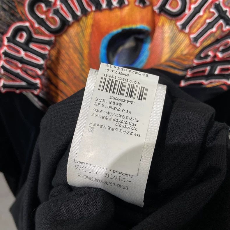 Givenchy Black Velvet Feather Printed Hoodie Comfortable