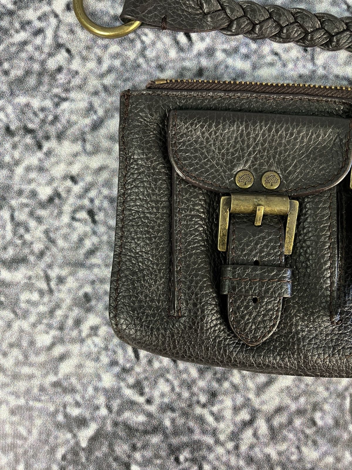Mulberry Women’s Mulberry Vintage Leather Cosmetic Pouch Bag Makeup Size ONE SIZE - 4 Thumbnail
