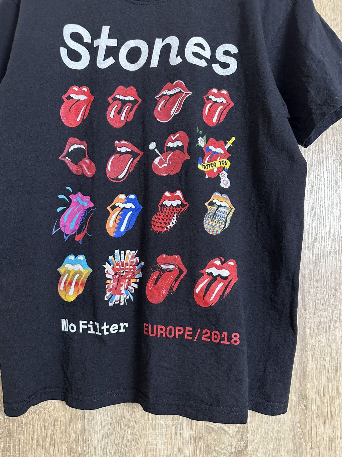 Band Tees 🔥 The Rolling Stones No Filter Rock Band Tour T Shirt Size US L / EU 52-54 / 3 - 2 Thumbnail