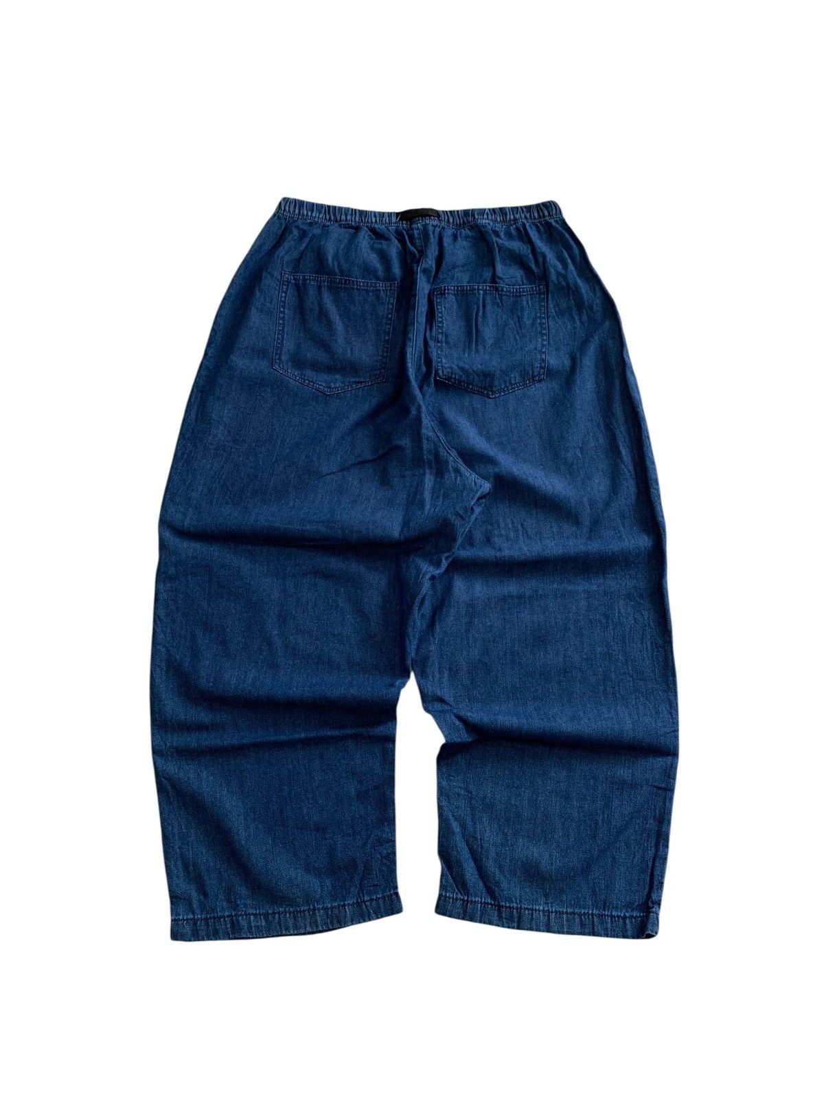 Yohji Yamamoto Laru Denim Indigo Fatigue Wide Balloon Pants Size US 40 / EU 56 - 6 Thumbnail