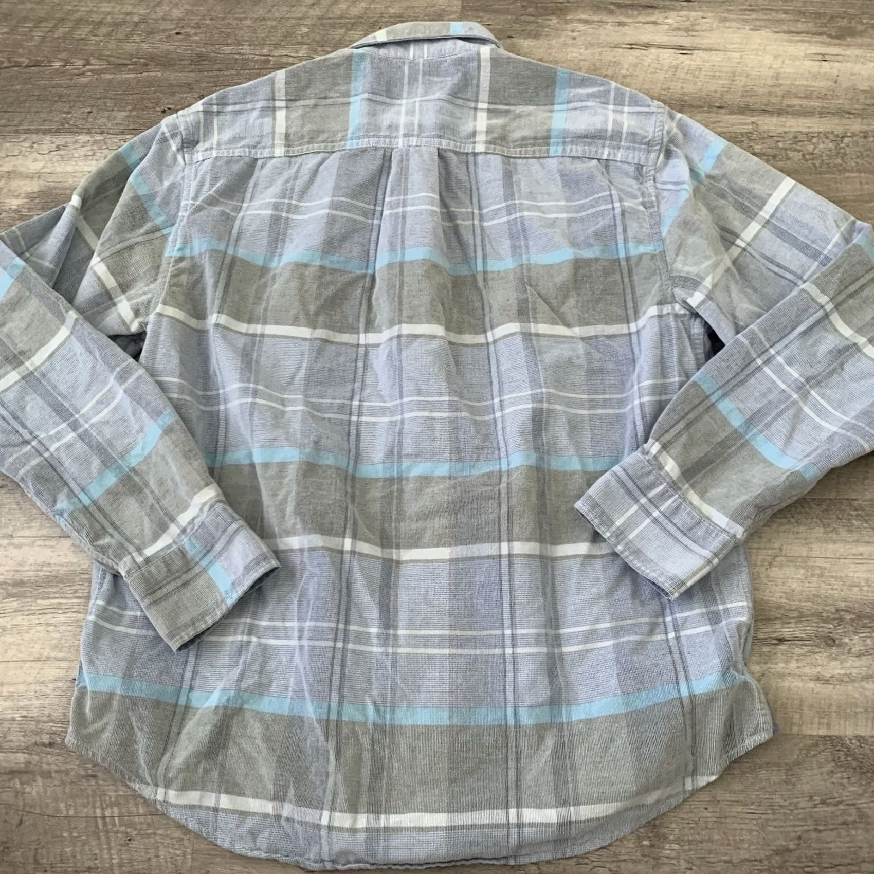 Tommy Bahama VINTAGE Tommy Bahama Coastline Cord Shirt Mens M Blue Corduroy Button Up Size US M / EU 48-50 / 2 - 5 Thumbnail