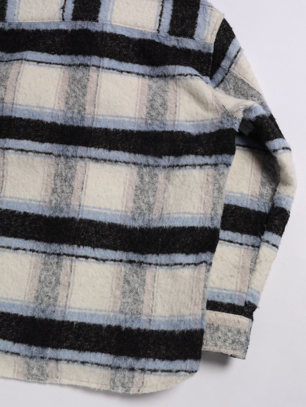 Allsaints Allsaints Rayado Ecru Flannel Plaid Check Overshirt Jacket Size US M / EU 48-50 / 2 - 11 Thumbnail