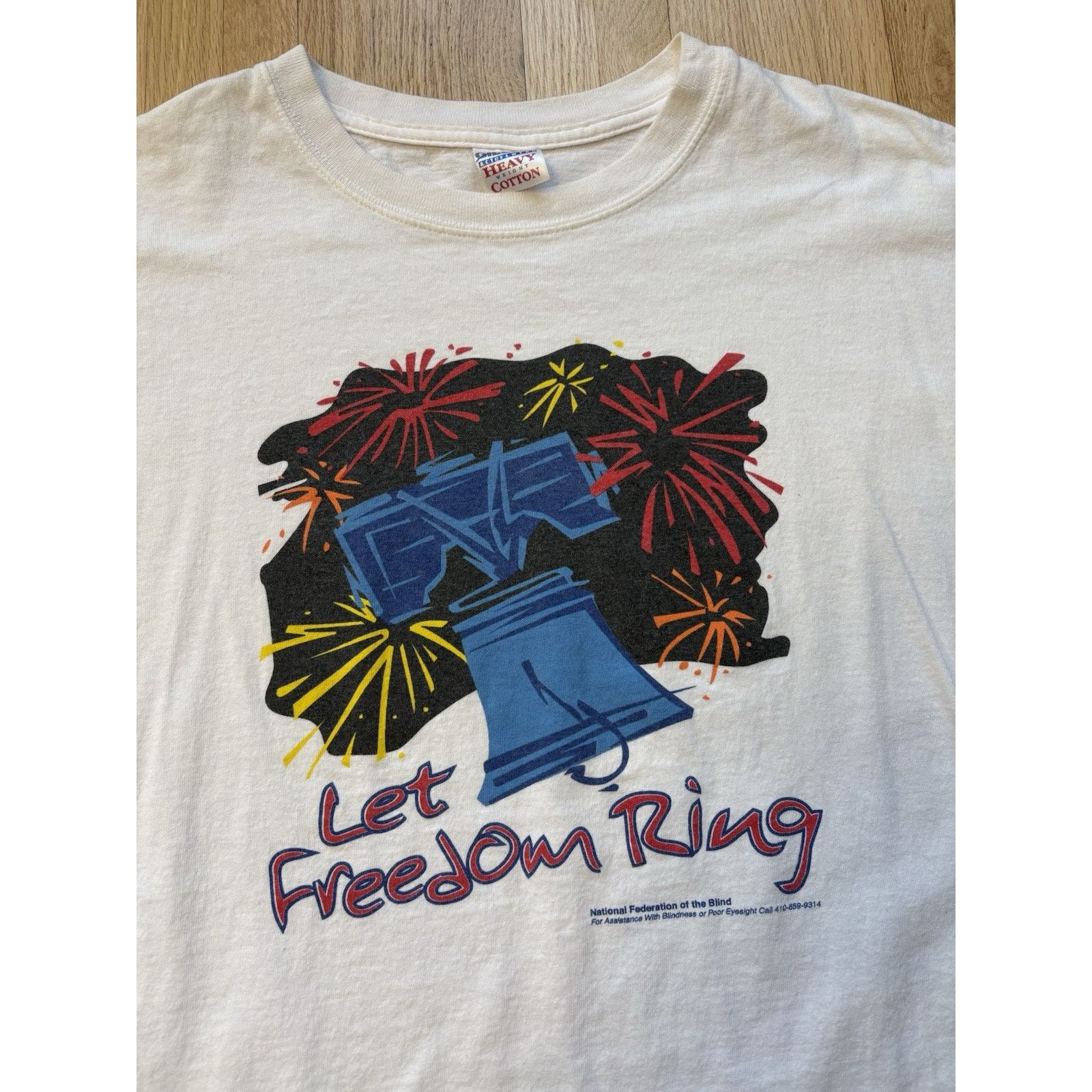 Gildan Vintage 90s Y2K Fourth Of July Graphic T Shirt Mens L Gildan Size US L / EU 52-54 / 3 - 2 Thumbnail