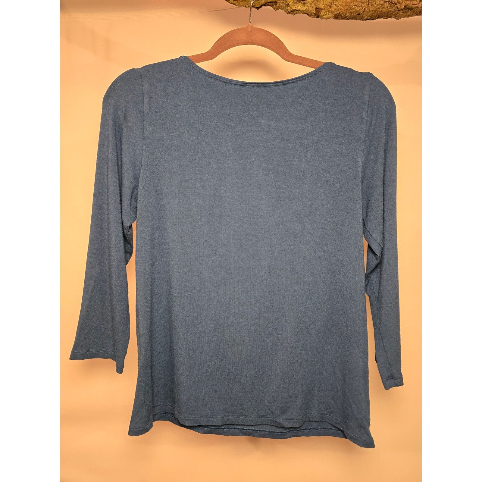 Eileen Fisher Eileen Fisher 3/4 Sleeve Top Size XS / US 0-2 / IT 36-38 - 3 Thumbnail