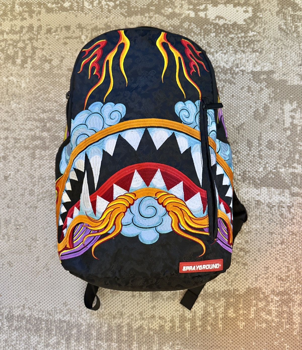 Sprayground Sprayground Dragon Shark Embroidered Backpack Size ONE SIZE - 1 Thumbnail