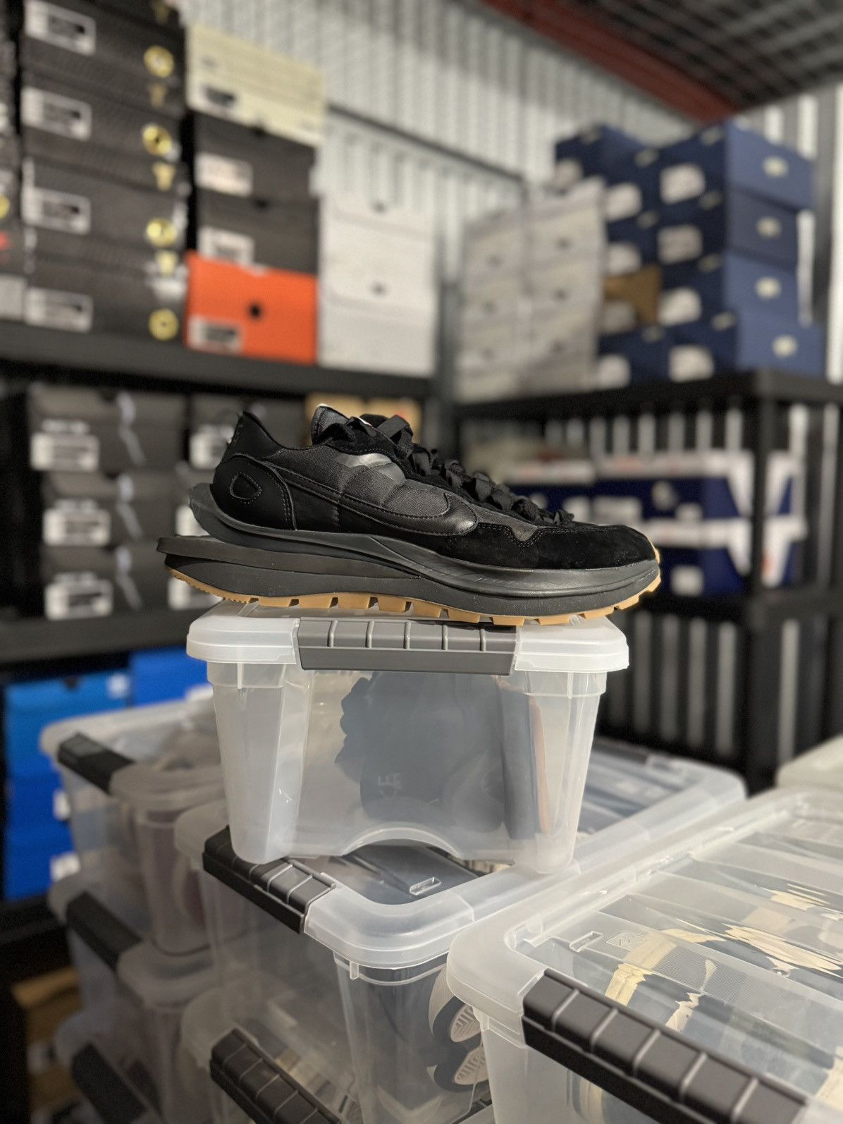 Nike x Sacai Vaporwaffle Black Gum Size 10.5