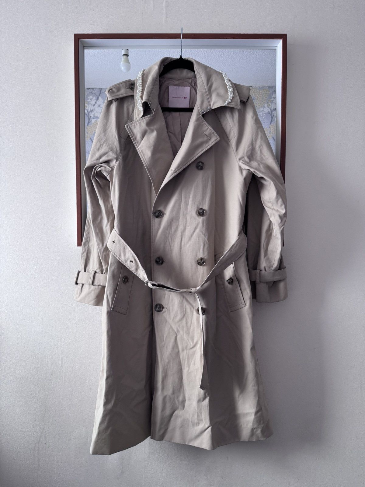 Simone Rocha Simonе Rocha H&M rare water-repellent coat with faux pearls Size M / US 6-8 / IT 42-44 - 1 Thumbnail