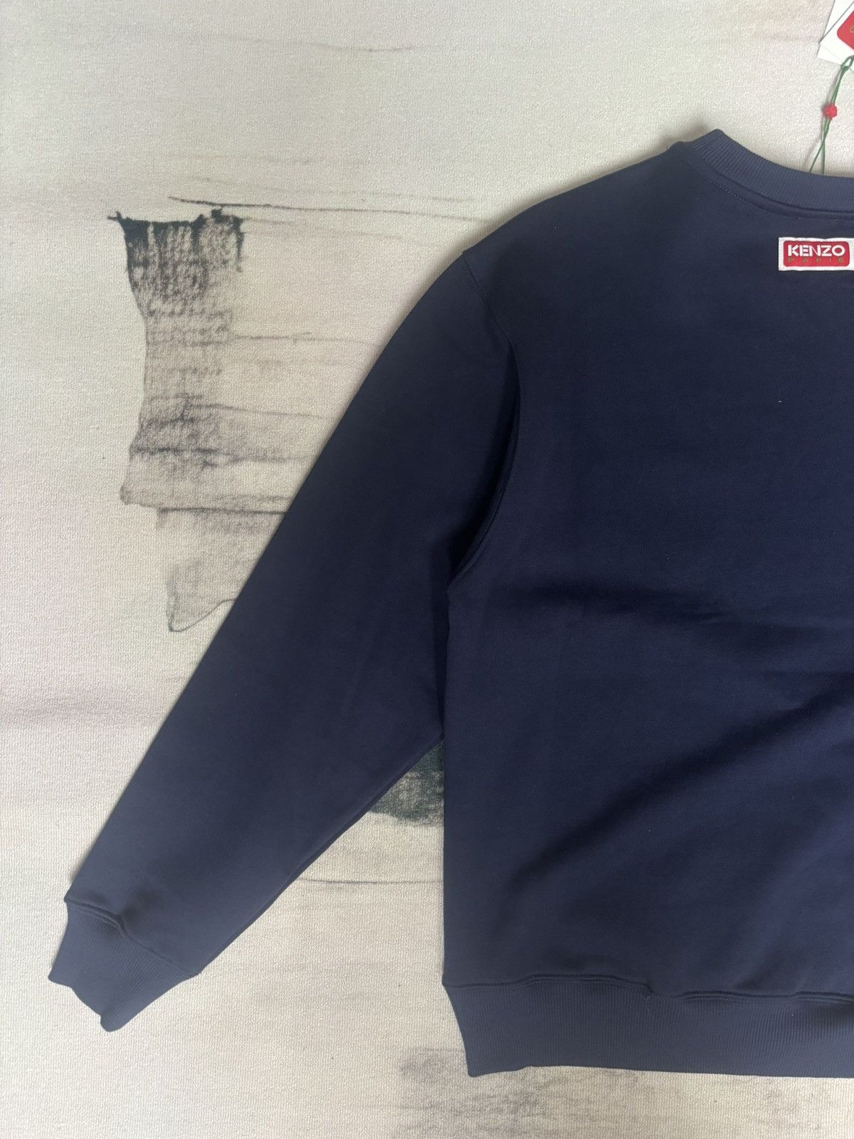 Kenzo Navy blue Kenzo cotton sweat with red flower design size M Size US M / EU 48-50 / 2 - 11 Thumbnail