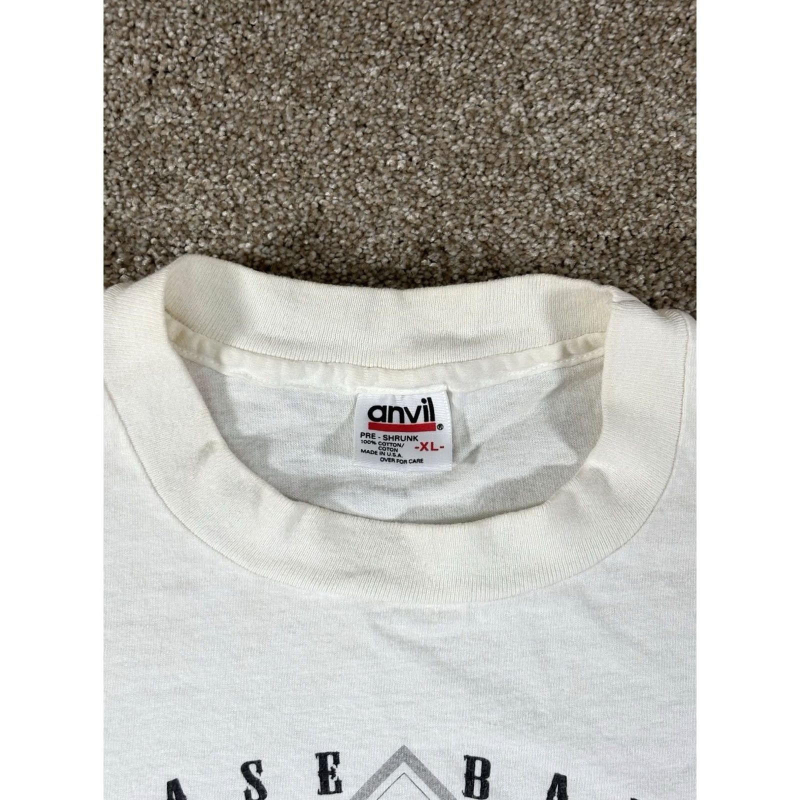 Anvil Vintage Babe Ruth Shirt - Adult Size XL - 1994 Yankees Baseball Graphic Size US XL / EU 56 / 4 - 5 Thumbnail