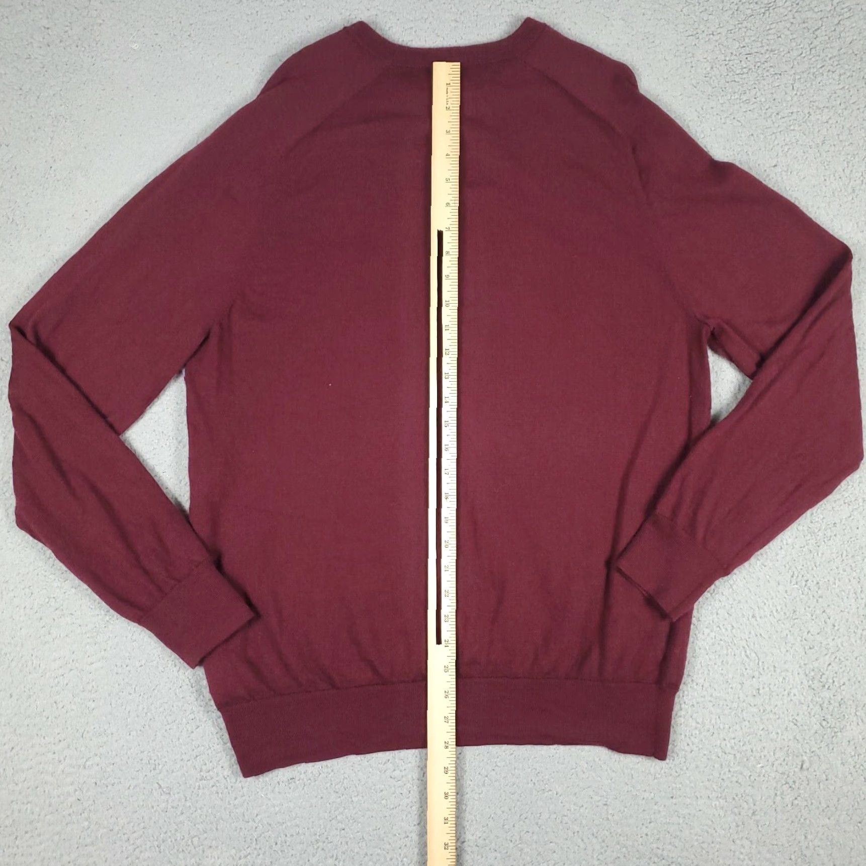 Brooks Brothers Brooks Brothers Mens Extra Large XL Burgundy Wool Striped Knit Pullover Sweater Size US XL / EU 56 / 4 - 6 Thumbnail