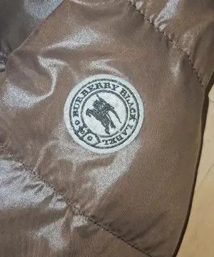 Burberry Vintage 00’s Burberry Black Label Fur Puffer Jacket Size US L / EU 52-54 / 3 - 7 Thumbnail