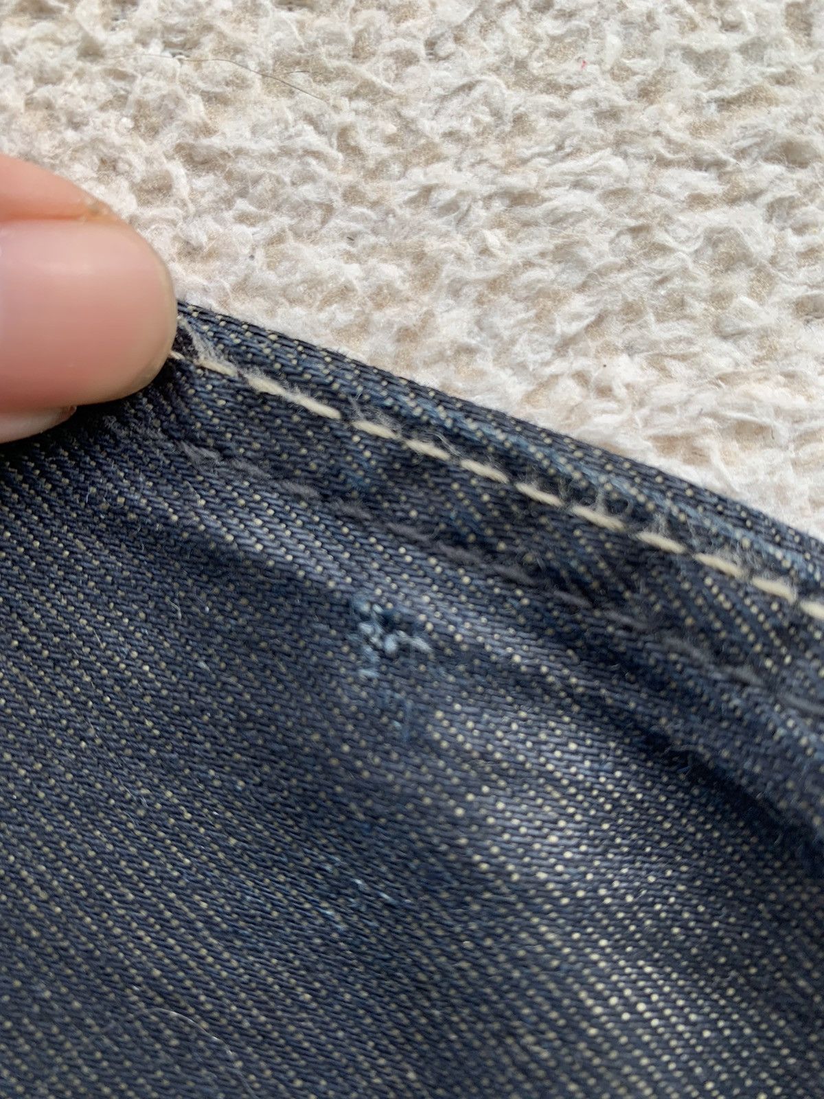 Japanese Brand × Vintage Vtg 00s japanese Zizo Bosatsu embroidered Art Denim Pants Size US 34 / EU 50 - 12 Thumbnail