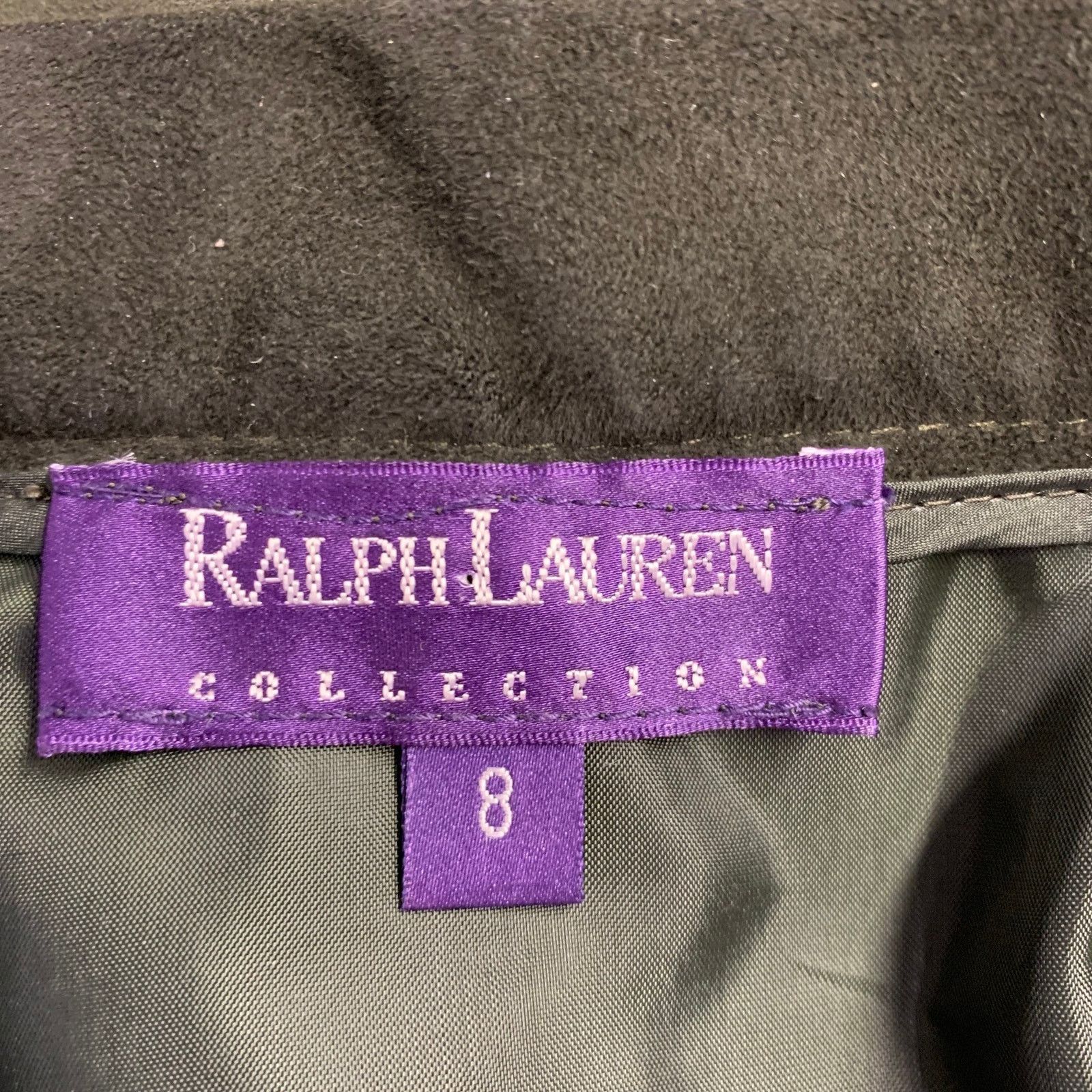 Ralph Lauren RALPH LAUREN Size 8 Green Suede Pencil Below Knee Skirt Size 30" / US 8 / IT 44 - 5 Thumbnail
