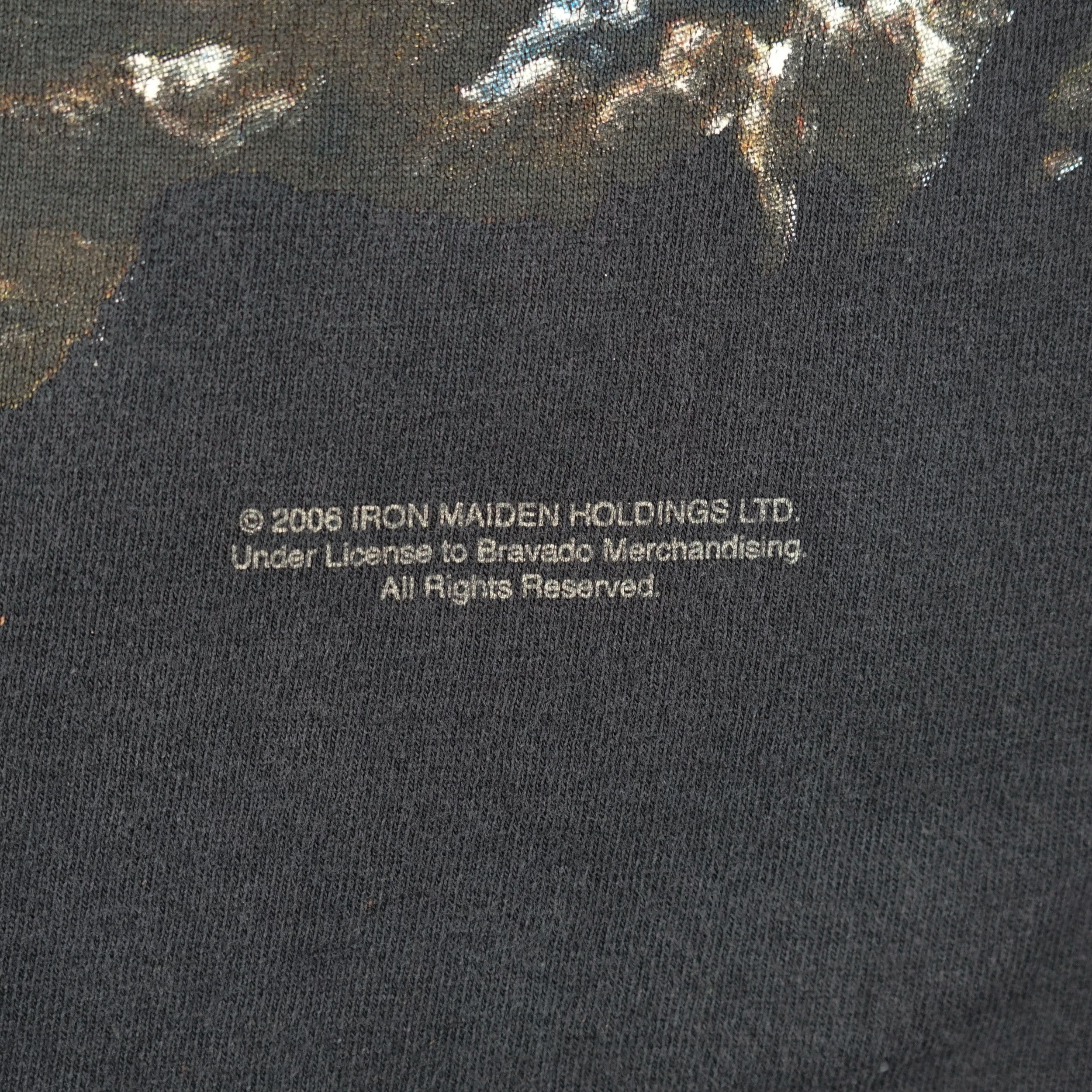 Band Tees × Vintage Vintage 2008 Iron Maiden Concert T-Shirt Size US XL / EU 56 / 4 - 6 Thumbnail