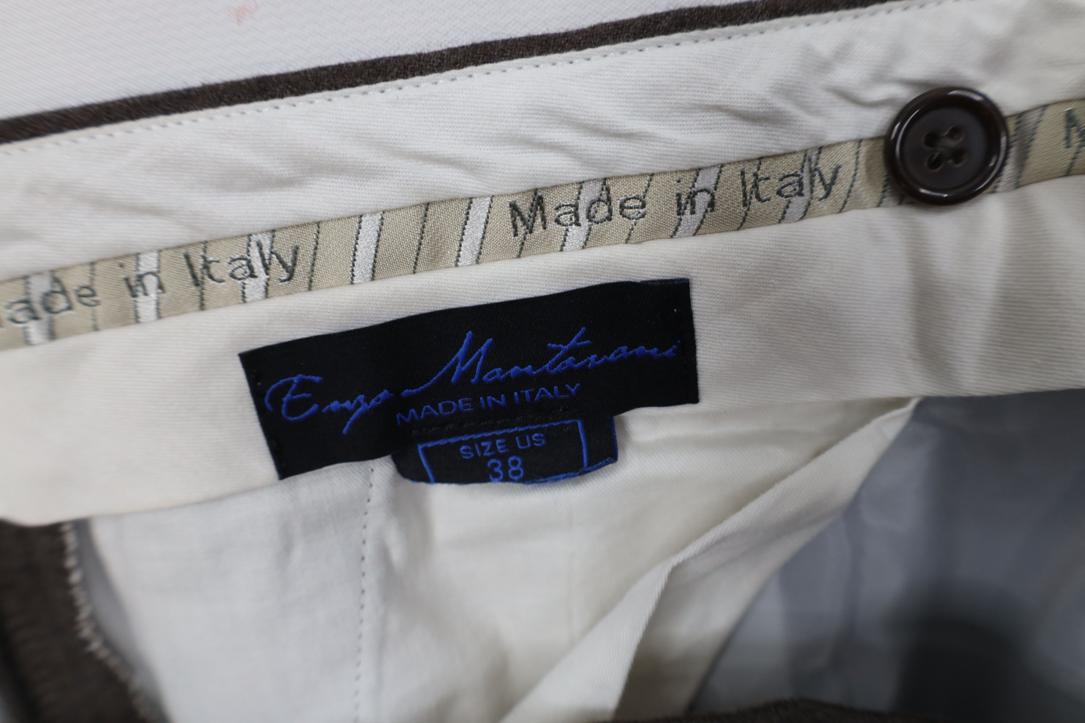 Vintage Vintage Streetwear Blend Knit Wide Leg Chino Pants Brown Size US 38 / EU 54 - 9 Thumbnail