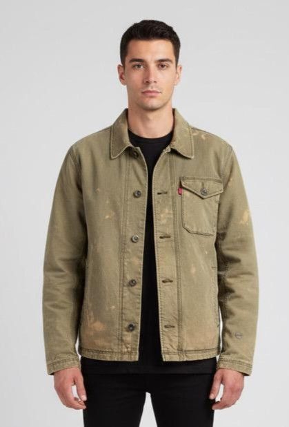 Levi's Vintage Clothing Vintage Levis Workwear Distressed Jacket Size US M / EU 48-50 / 2 - 1 Thumbnail