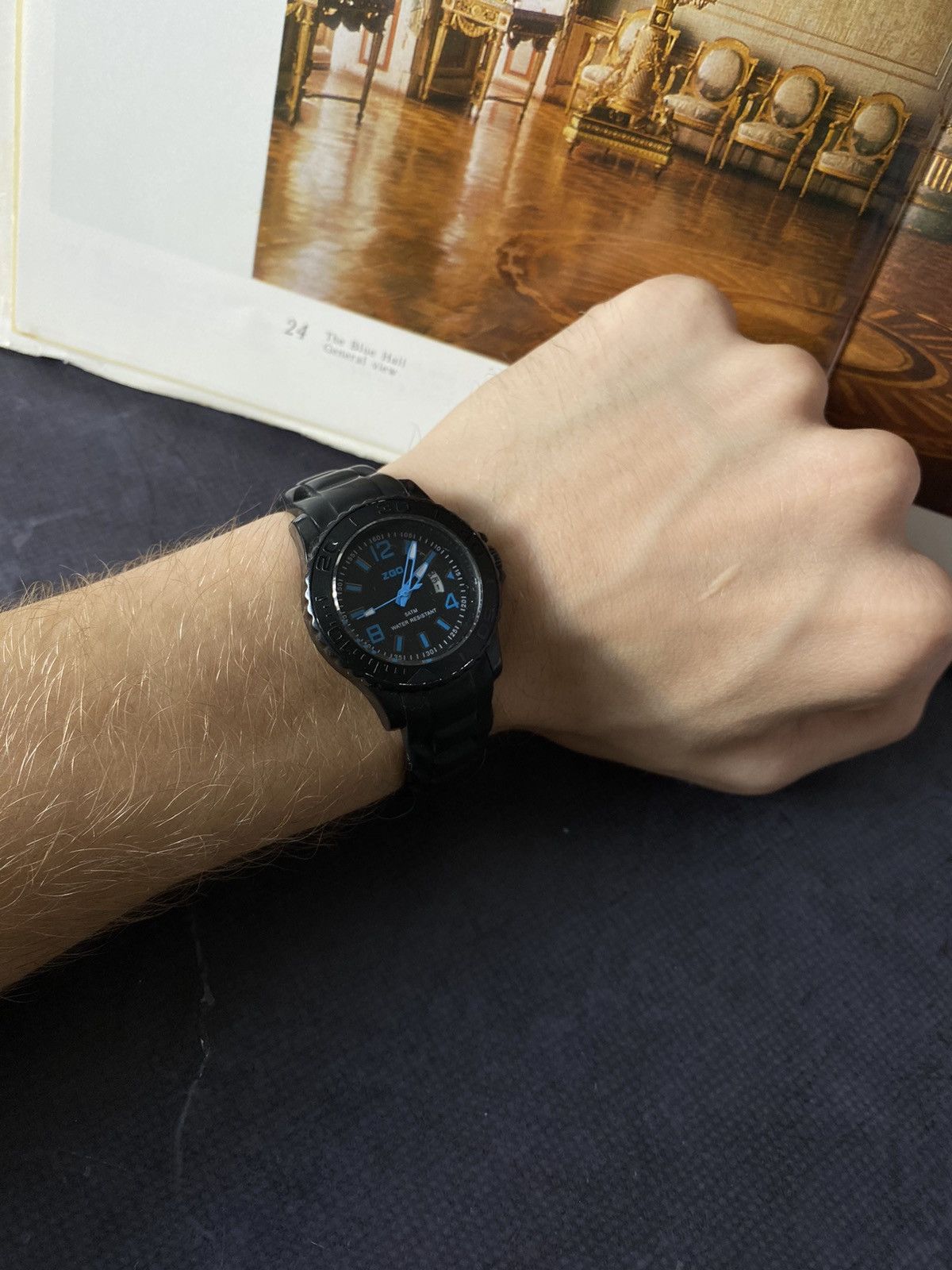 Japanese Brand Vintage ZGO A534Z-X Black Water Resistant Watch Size ONE SIZE - 1 Thumbnail
