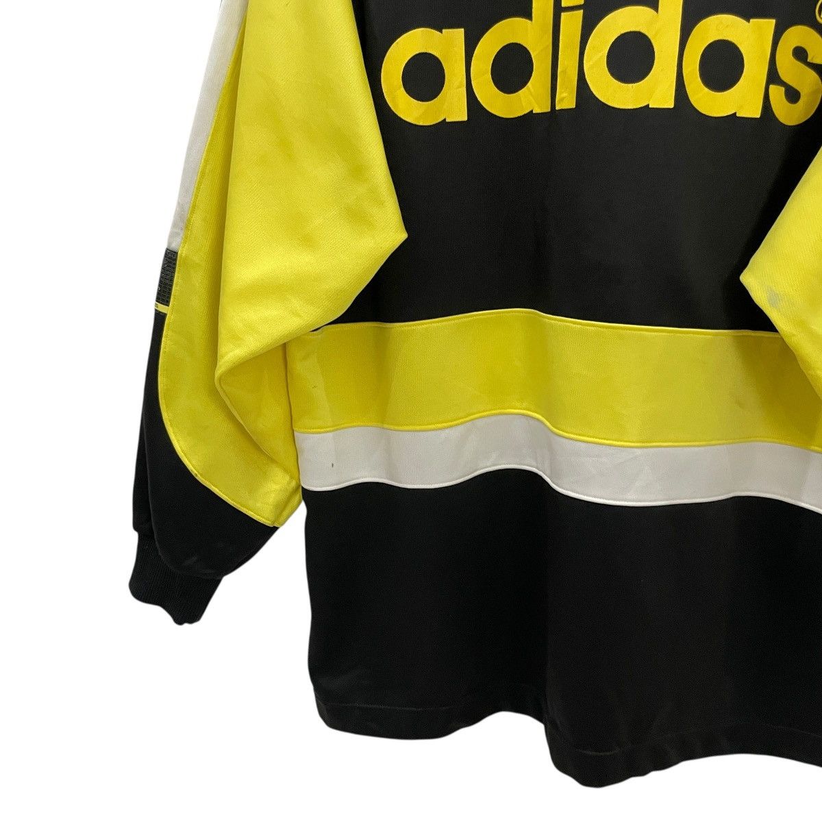 Adidas Vintage 90s Adidas Big Logo Distressed Jacket Size US L / EU 52-54 / 3 - 3 Thumbnail