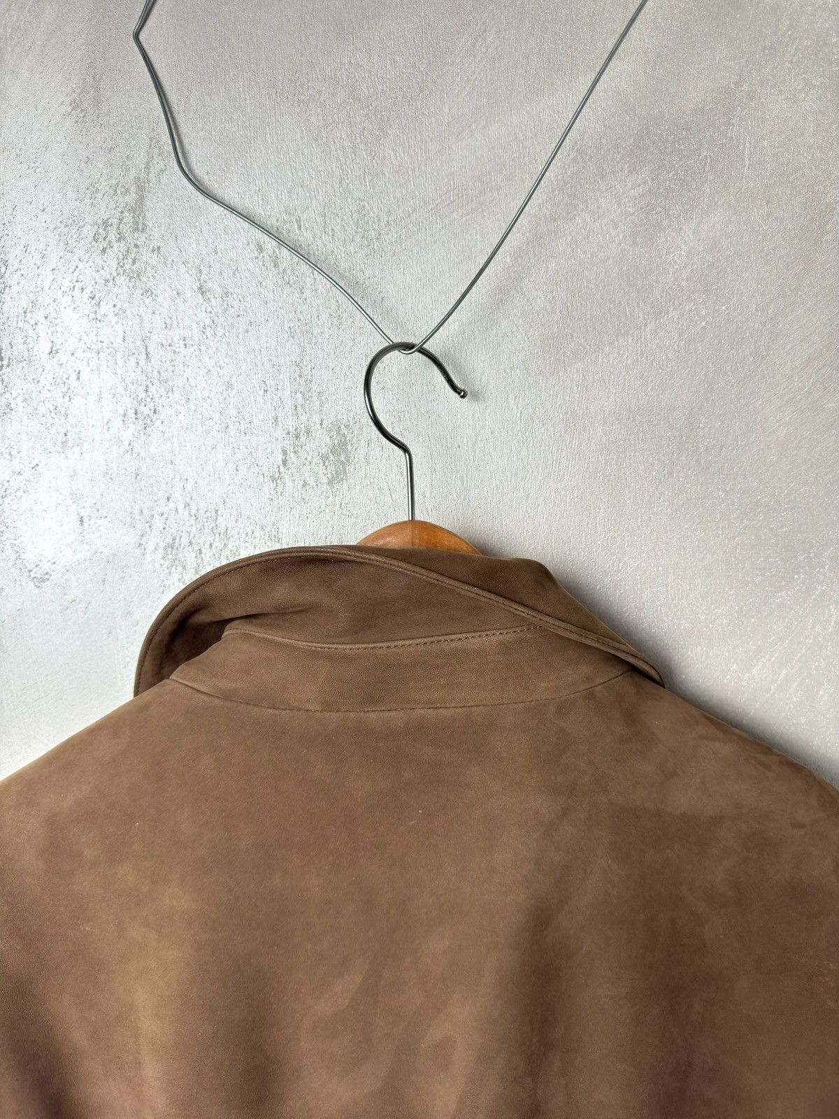 Loro Piana Loro Piana Suede & Cashmere Heavy Coat Jacket Size US L / EU 52-54 / 3 - 13 Thumbnail