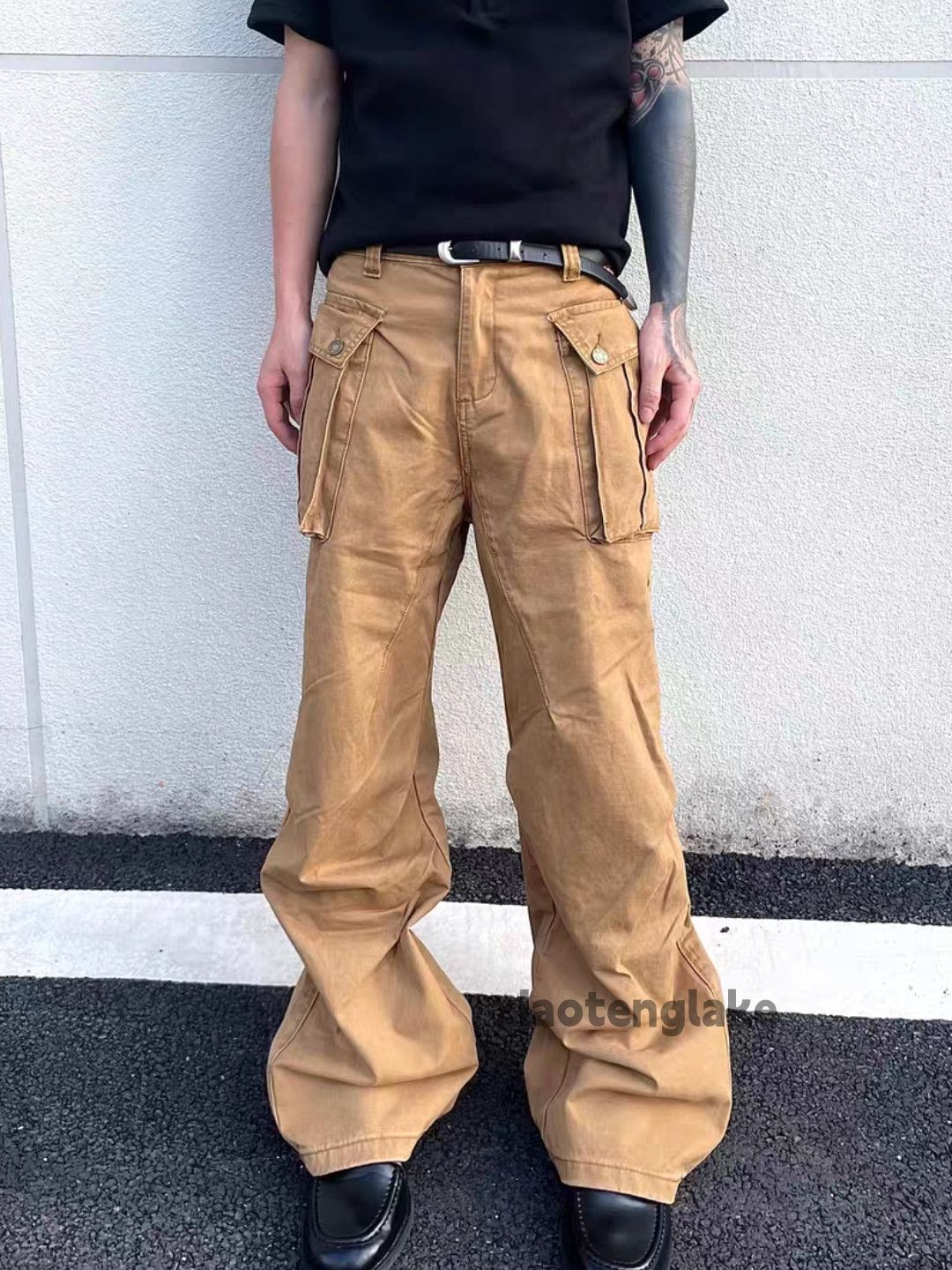 Vintage Unisex outdoor utility loose baggy military cargo pants Size US 30 / EU 46 - 7 Thumbnail