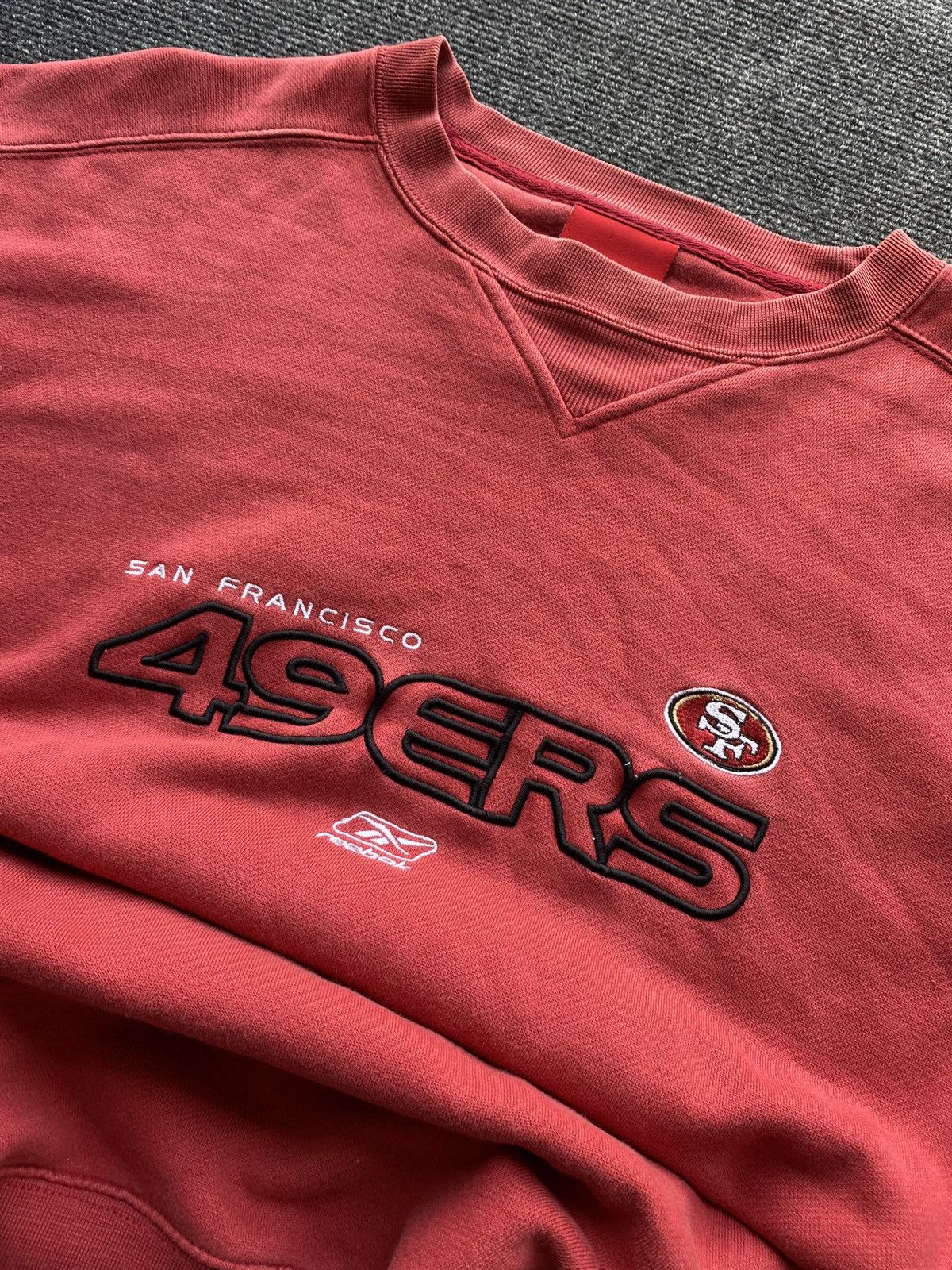 Reebok 🔥Reebok 49ers San Francisco Red Sweatshirt Size US M / EU 48-50 / 2 - 3 Thumbnail