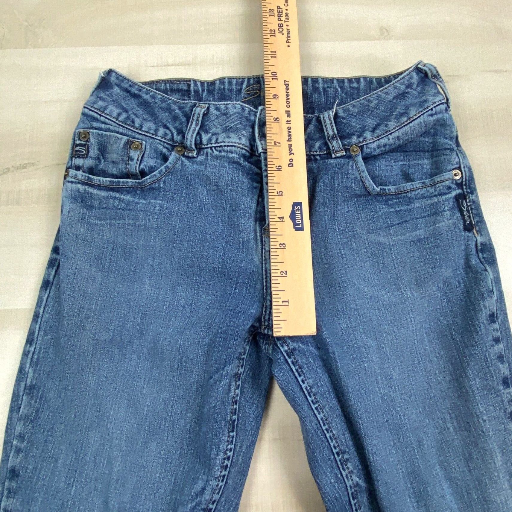 Silver Jeans Co. Silver Jeans Womens Medium Blue Stretch Bootcut Jeans 28 Size 28" / US 6 / IT 42 - 6 Thumbnail