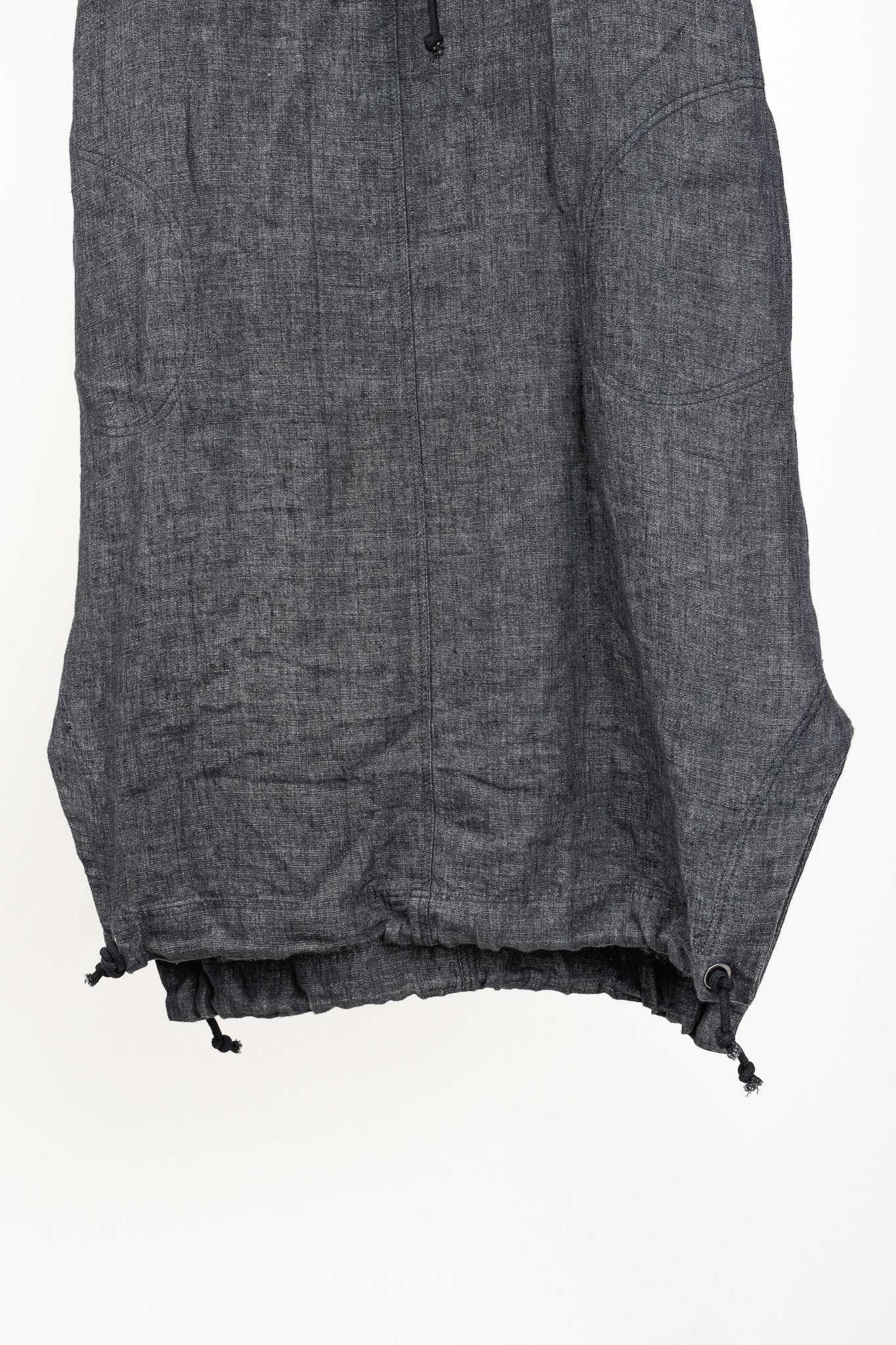Other Crea Concept Drawstring Collar & Hem Linen Sleeveless Dress Size L / US 10 / IT 46 - 8 Thumbnail