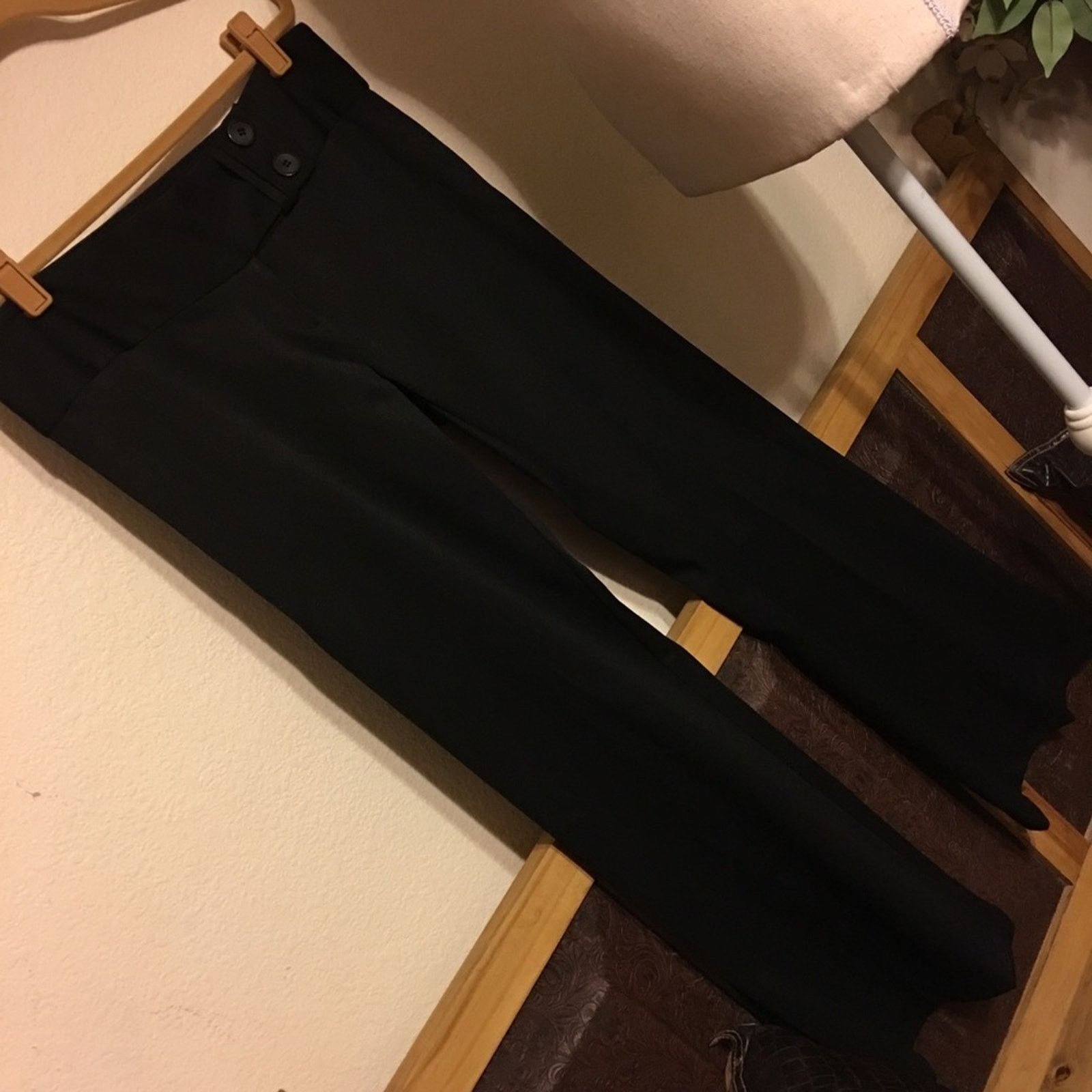 Other Exact Change black stretch slacks NWT 11/12 Size 34" / US 12 / IT 48 - 1 Thumbnail