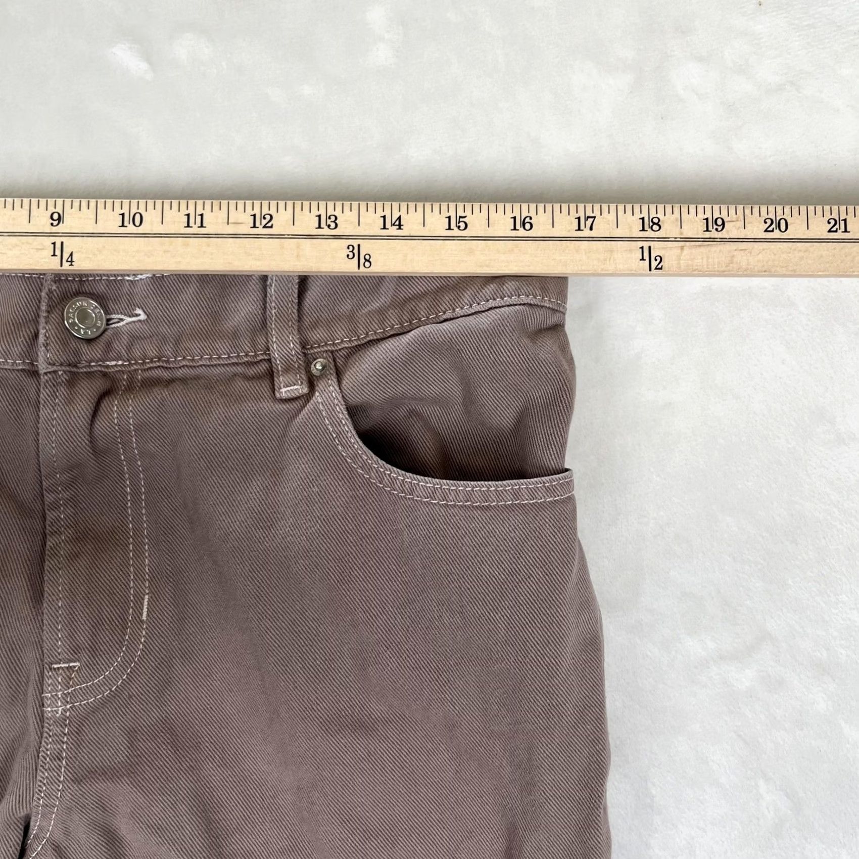 Pacsun PacSun Boyfriend Jeans Womens 30 Brown Medium Wash Relaxed Straight Denim Pants Size 30" / US 8 / IT 44 - 3 Thumbnail