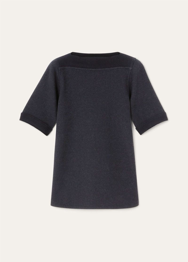 Loro Piana o1srvl11e0526 FAO9108 Rio Bodro Sweater in Navy Blue Size M / US 6-8 / IT 42-44 - 1 Thumbnail