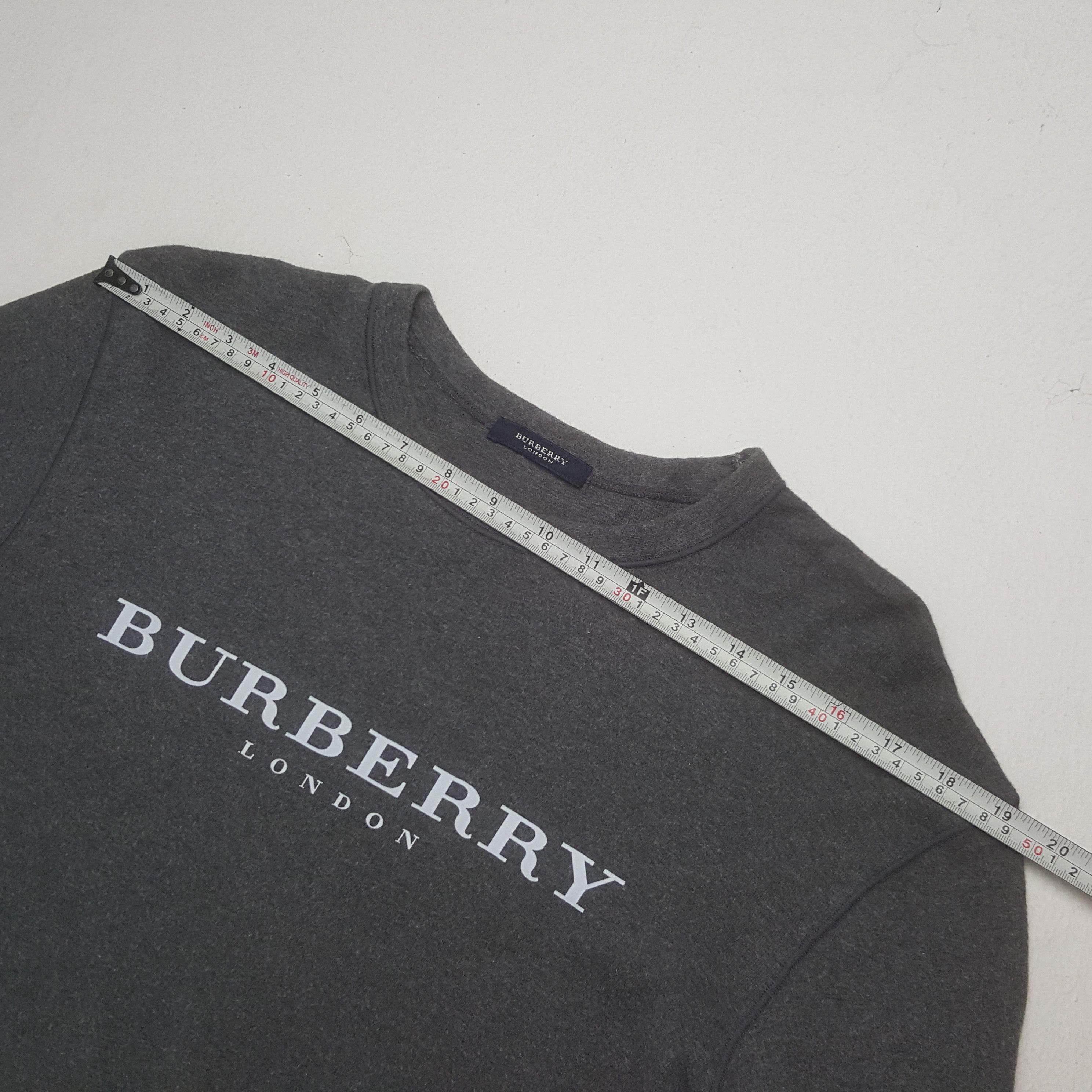 Burberry × Vintage Vintage Burberry London Custom Spell Out Logo Tshirt Size US S / EU 44-46 / 1 - 5 Thumbnail