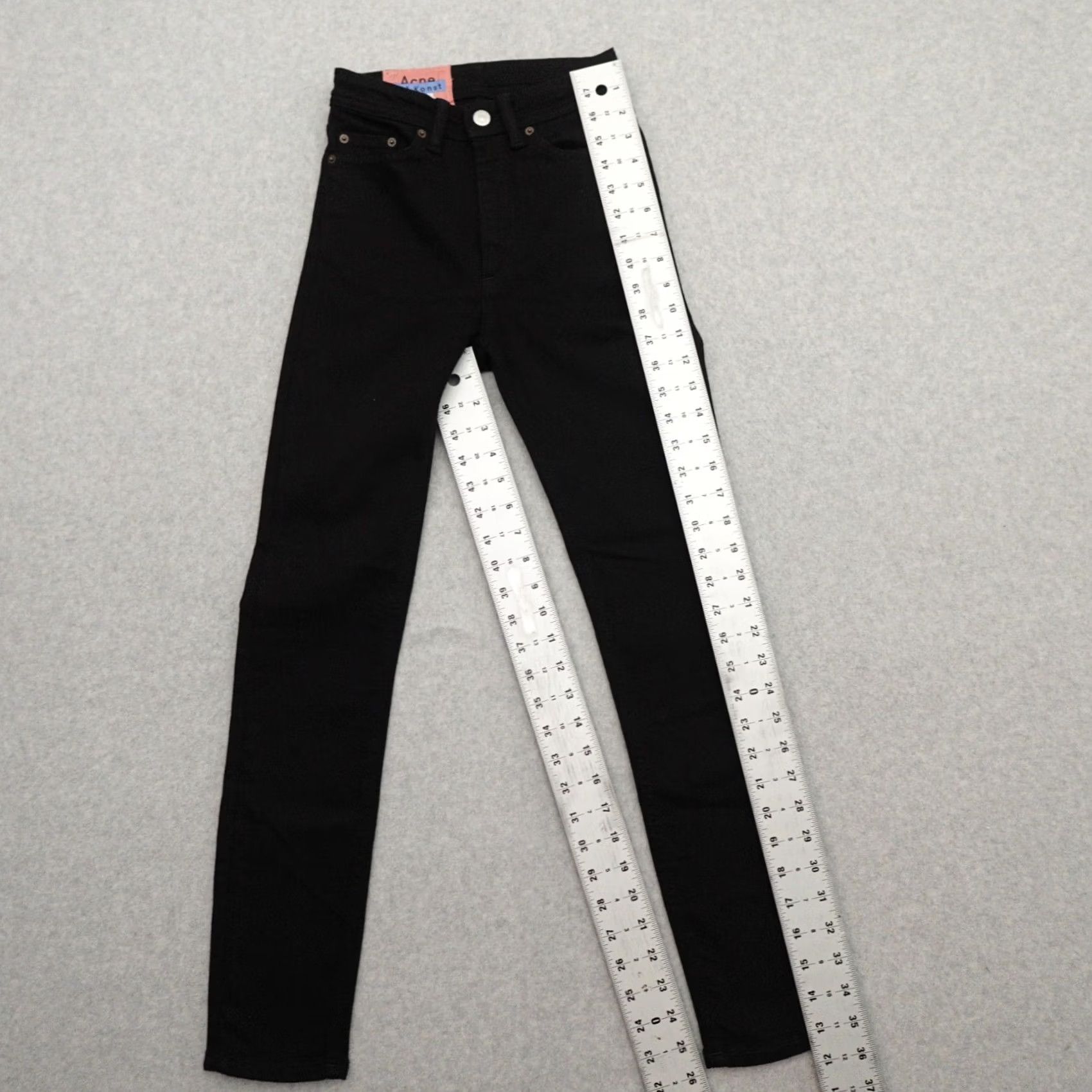 Acne Studios Acne Studios Jeans Skinny Womens 23 (23X26) Black Floragatan 13 Vintage Style Skinny Womens 23 (23X26) Black Size 40" / US 18 - 3 Thumbnail