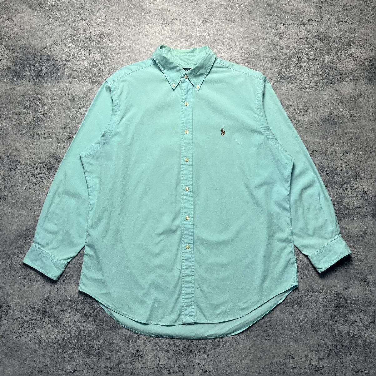 Polo Ralph Lauren Vintage Polo Ralph Lauren Blue Shirt Button Down Streetwear Size US XL / EU 56 / 4 - 1 Thumbnail