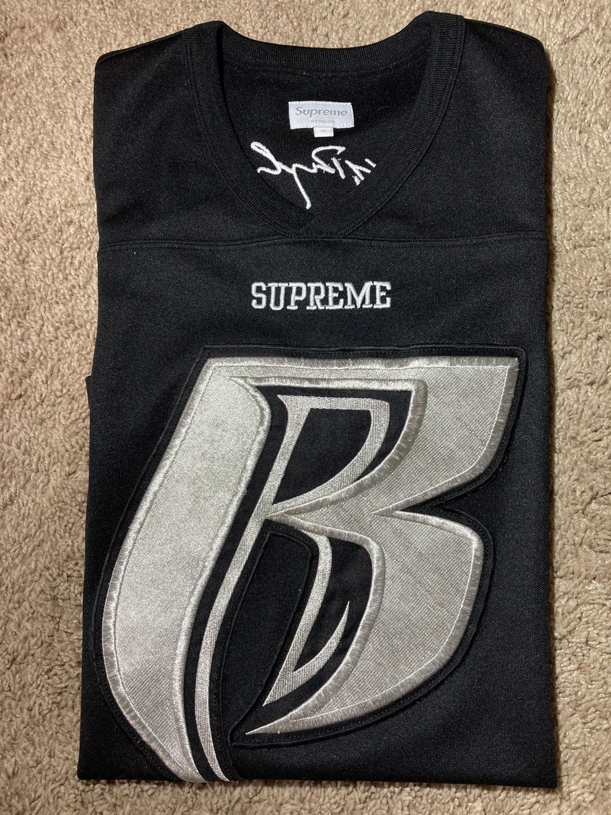 FW24 Supreme Ruff Ryders Hockey Jersey Shirt DMX Rap 2014